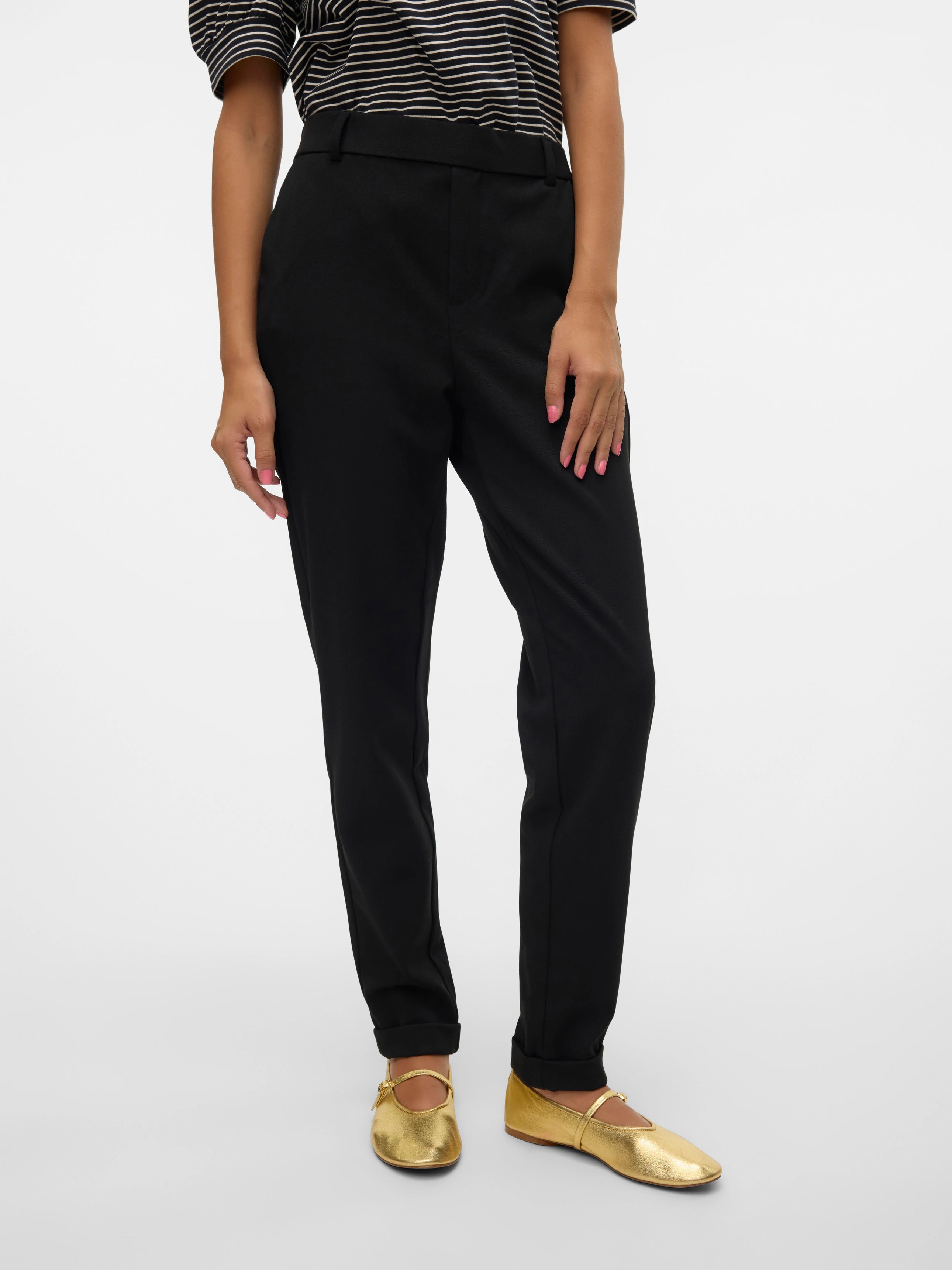 VERO MODA MAYA MW LOOSE SOLID PANT