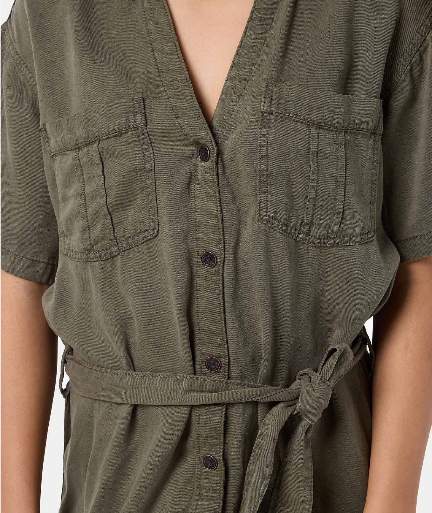 NOISY MAY NERA S/S TENCEL COLORED DRESS