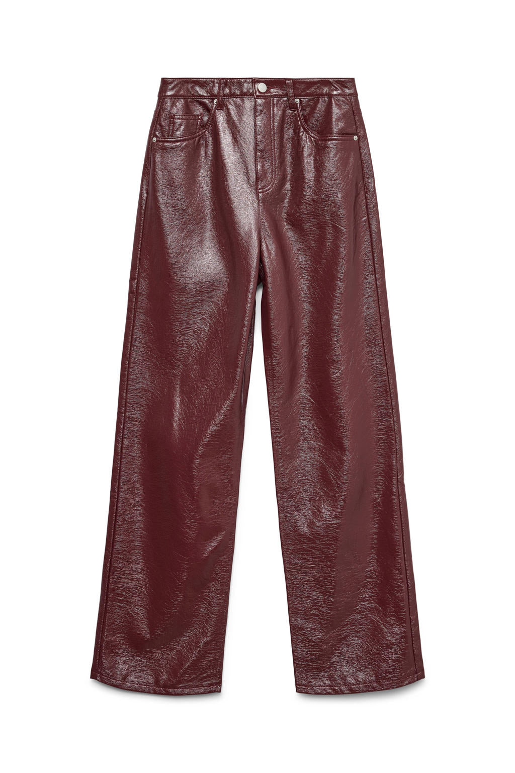 VERO MODA TESSA HR WIDE COLORED VINYL PANTS