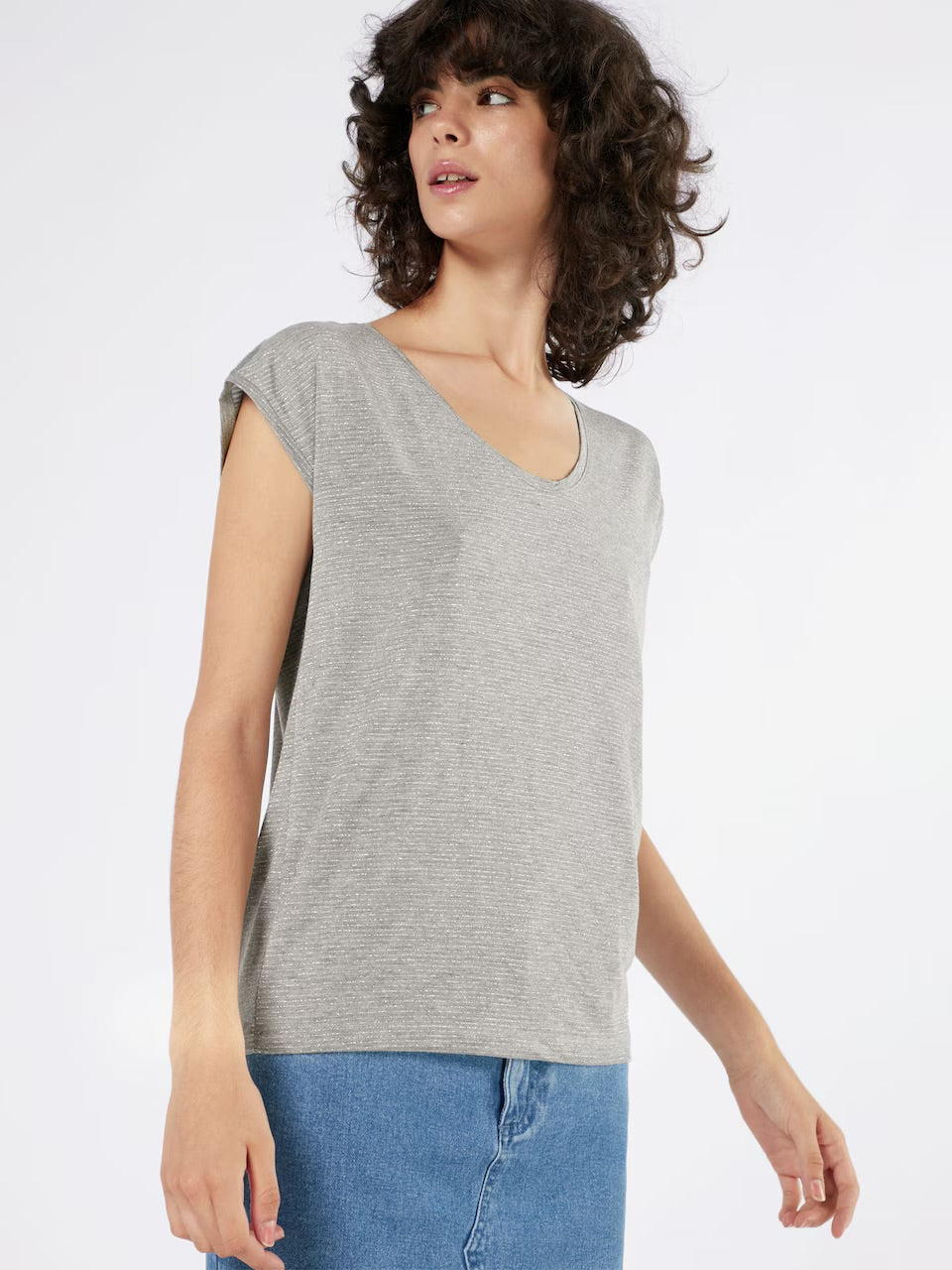 PIECES BILLO TEE LUREX STRIPES