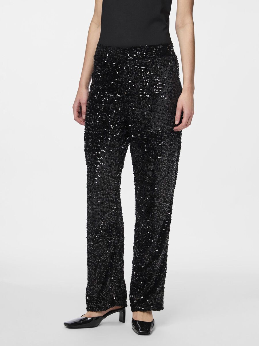 PIECES KAM HW WIDE PANT