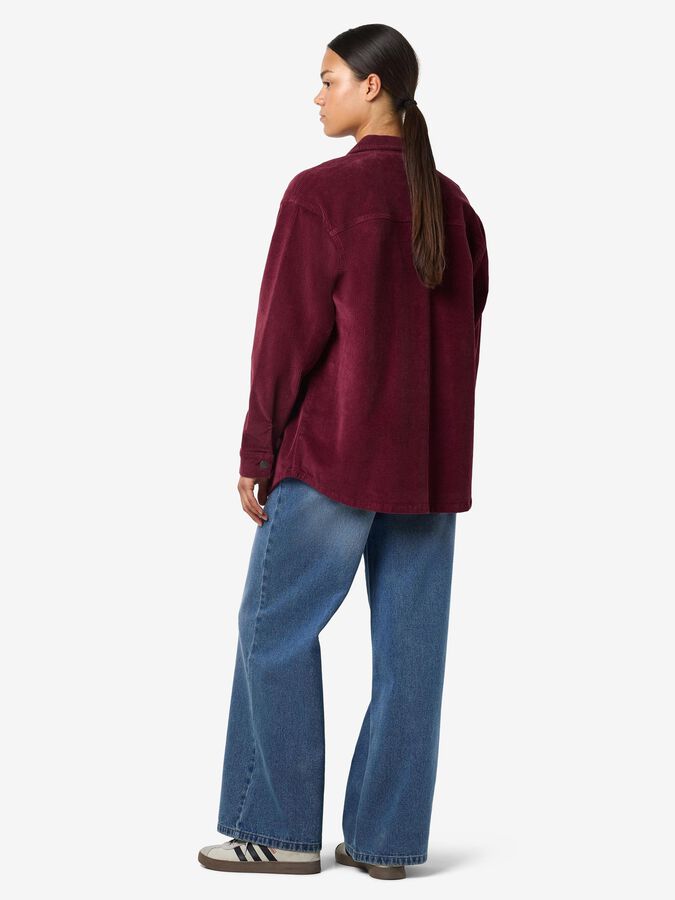 NOISY MAY ALVA LS SHACKET COLORED CORDUROY
