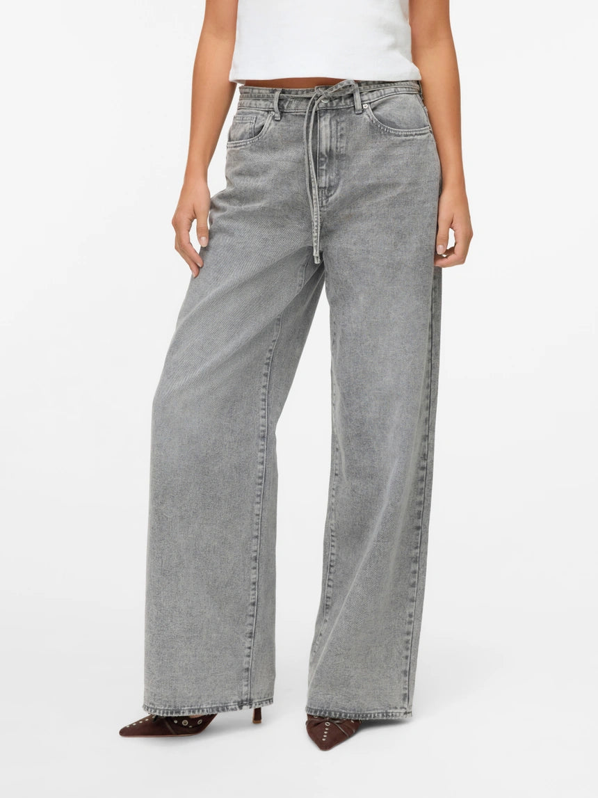 VERO MODA WIEN MR WIDE BELT JEANS