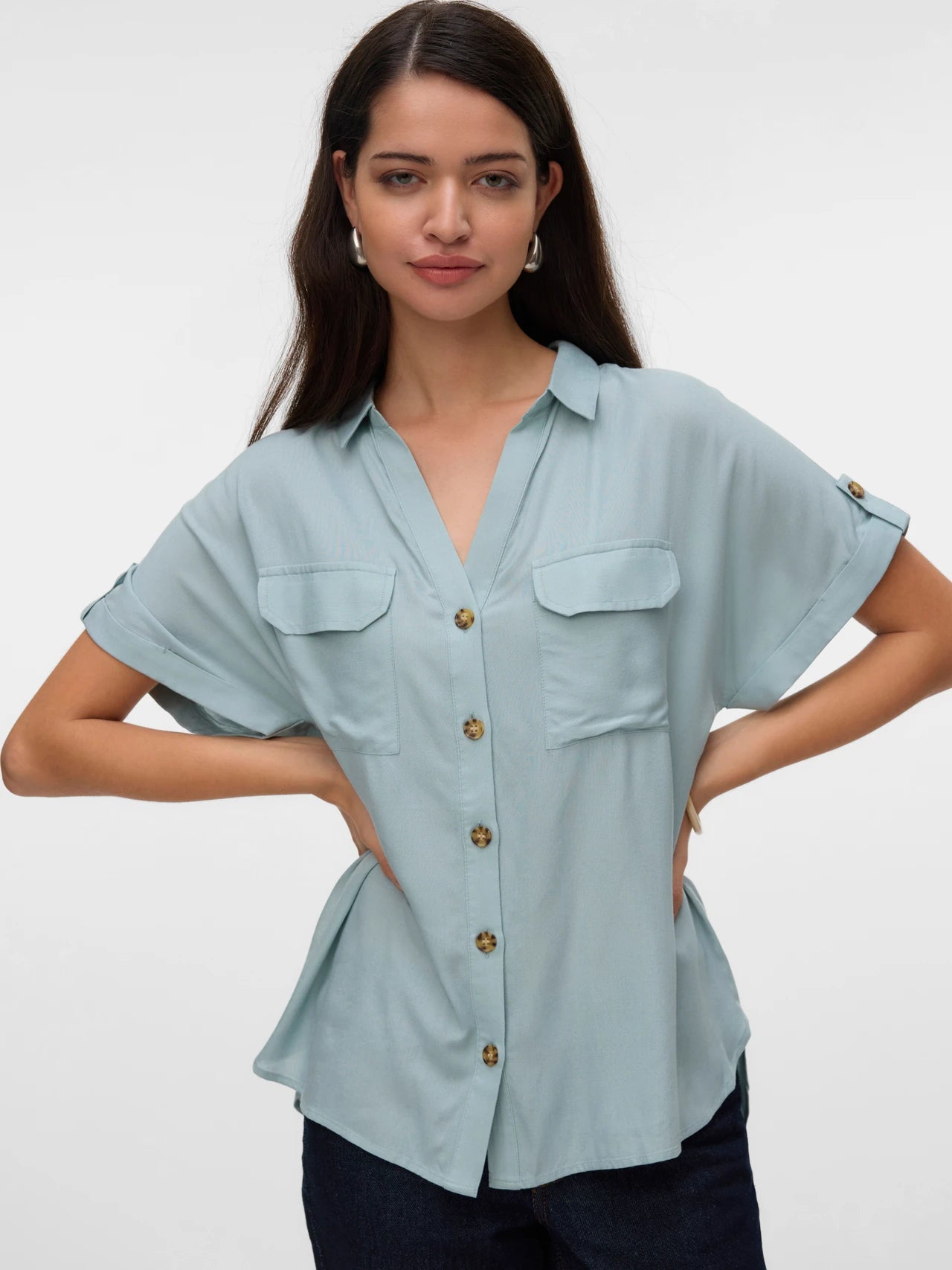 VERO MODA BUMPY S/S SHIRT