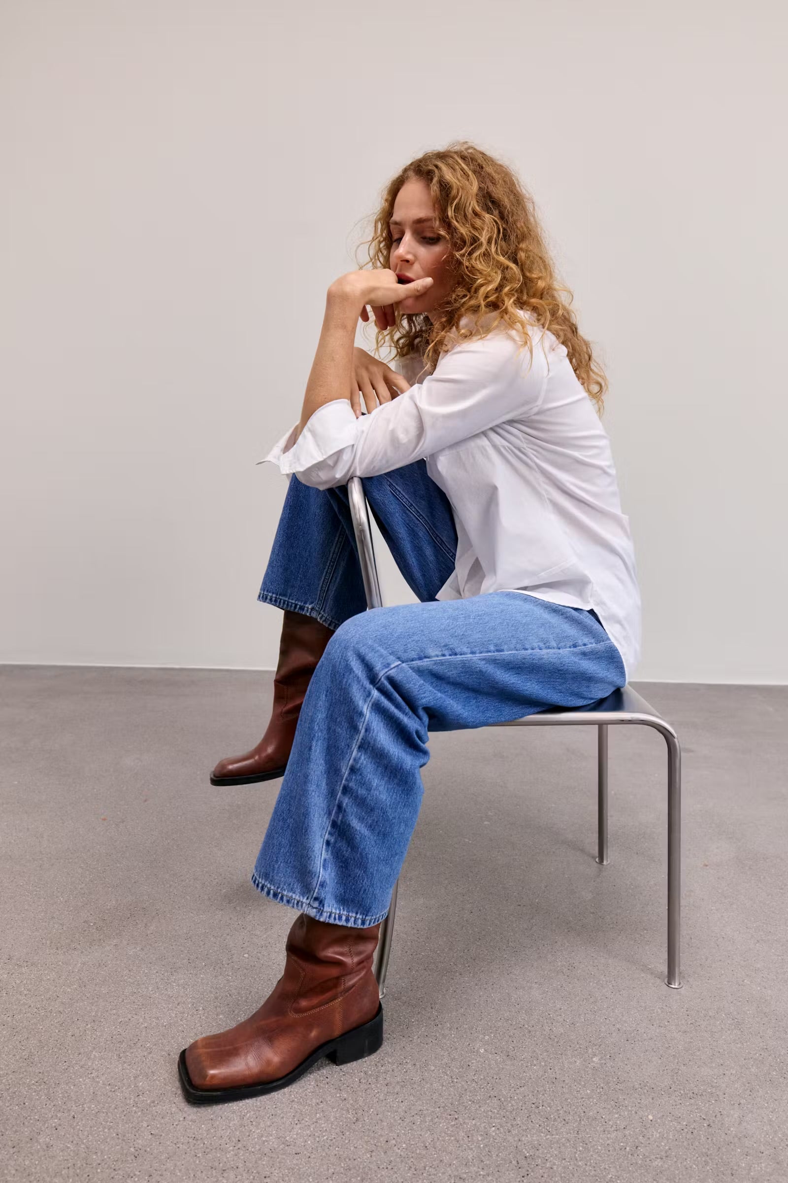 PULZ JEANS APRIL UHW JEANS WIDE LEG