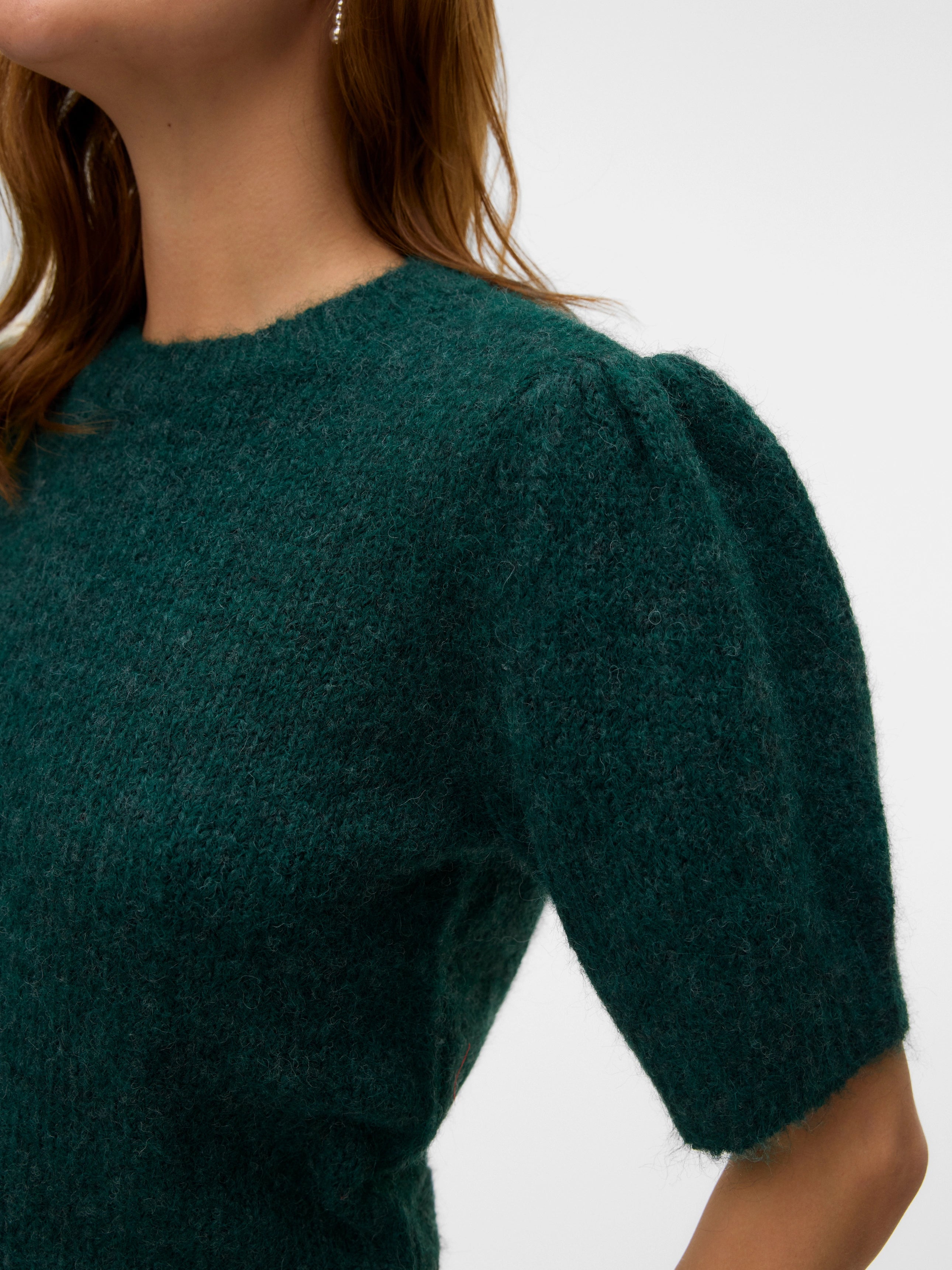 VERO MODA NOVAH SS O-NECK PUFF PULLOVER
