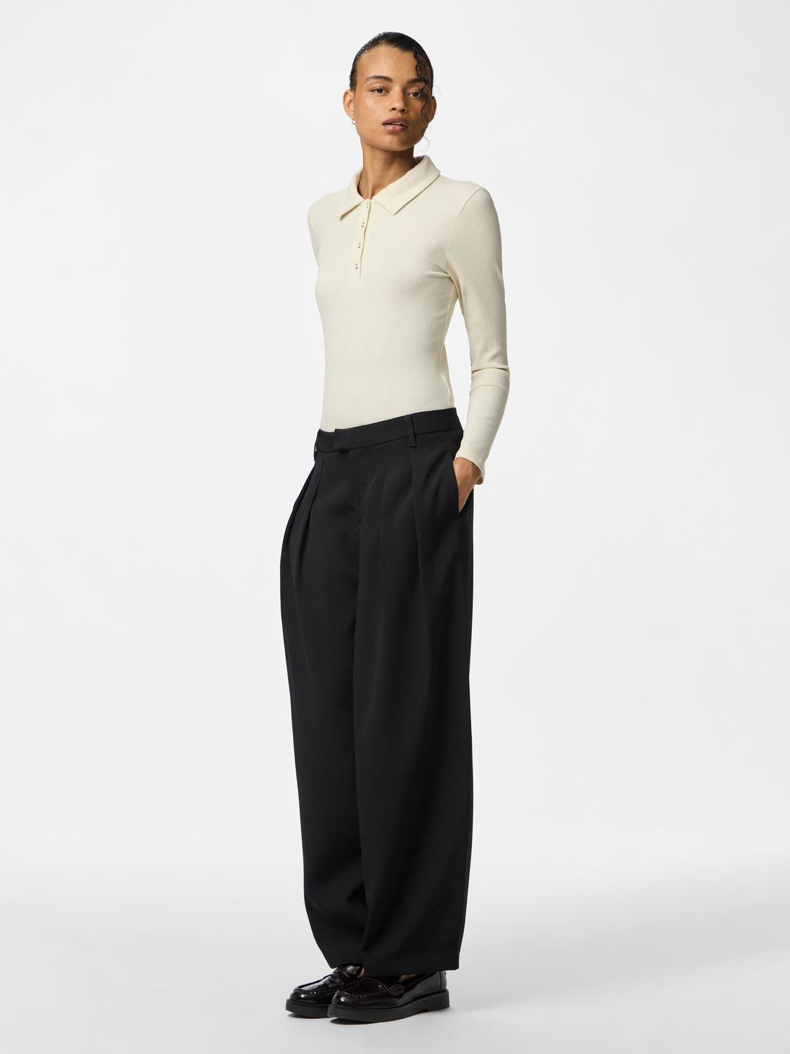 PIECES OLIVIA BARREL PANTS