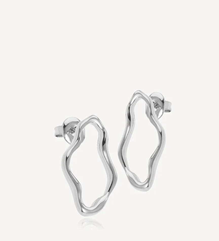 SISTIE2ND WAVY EARSTUDS