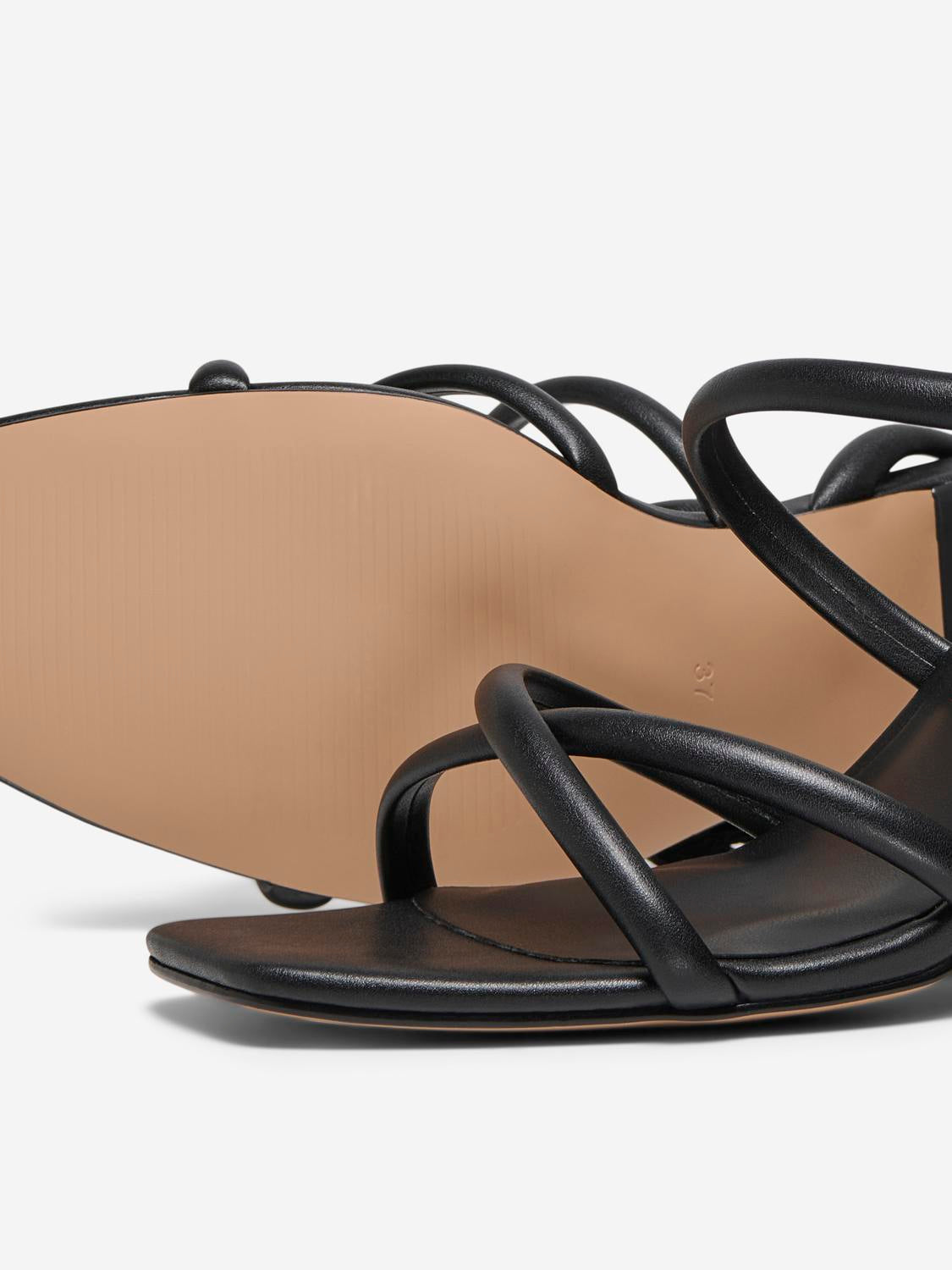 ONLY SHOES AMINA-1 PU ANKLE STRAP HEELED SANDAL