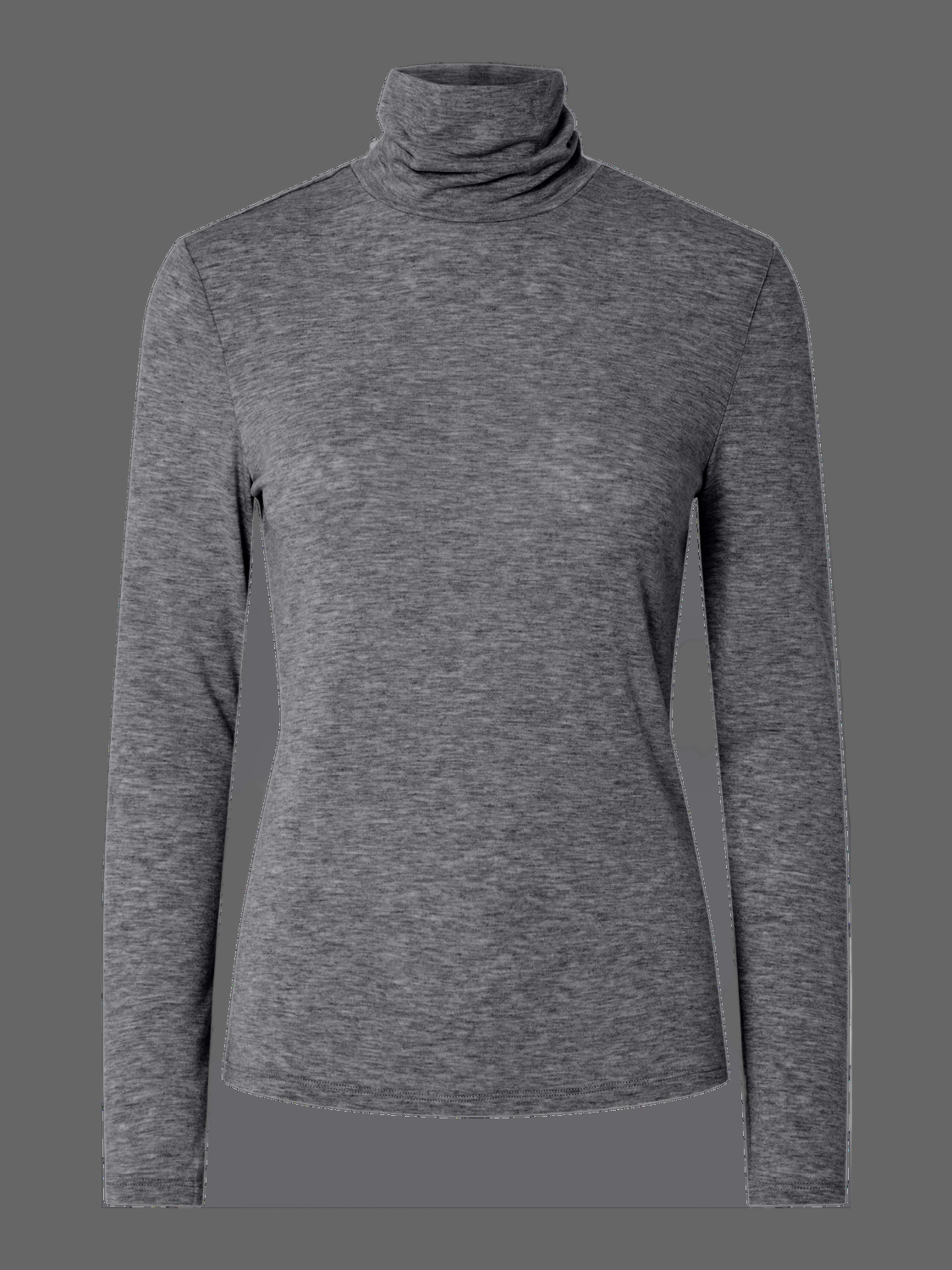 PIECES MARIA LS ROLLNECK TOP