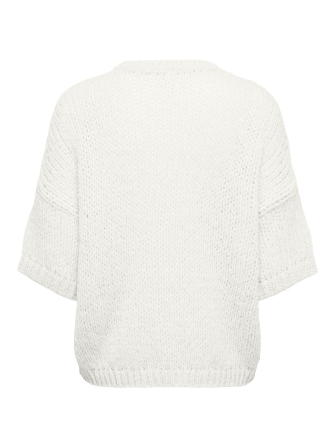 ONLY NORDIC SS LOOSE O-NECK KNT