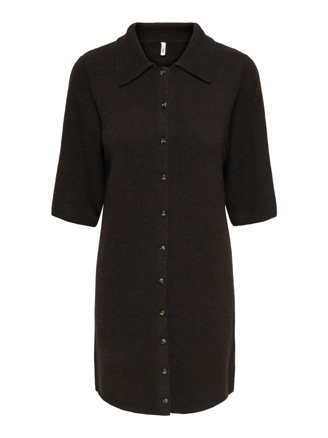 ONLY ALIVIA 2/4 COLLAR DRESS KNT