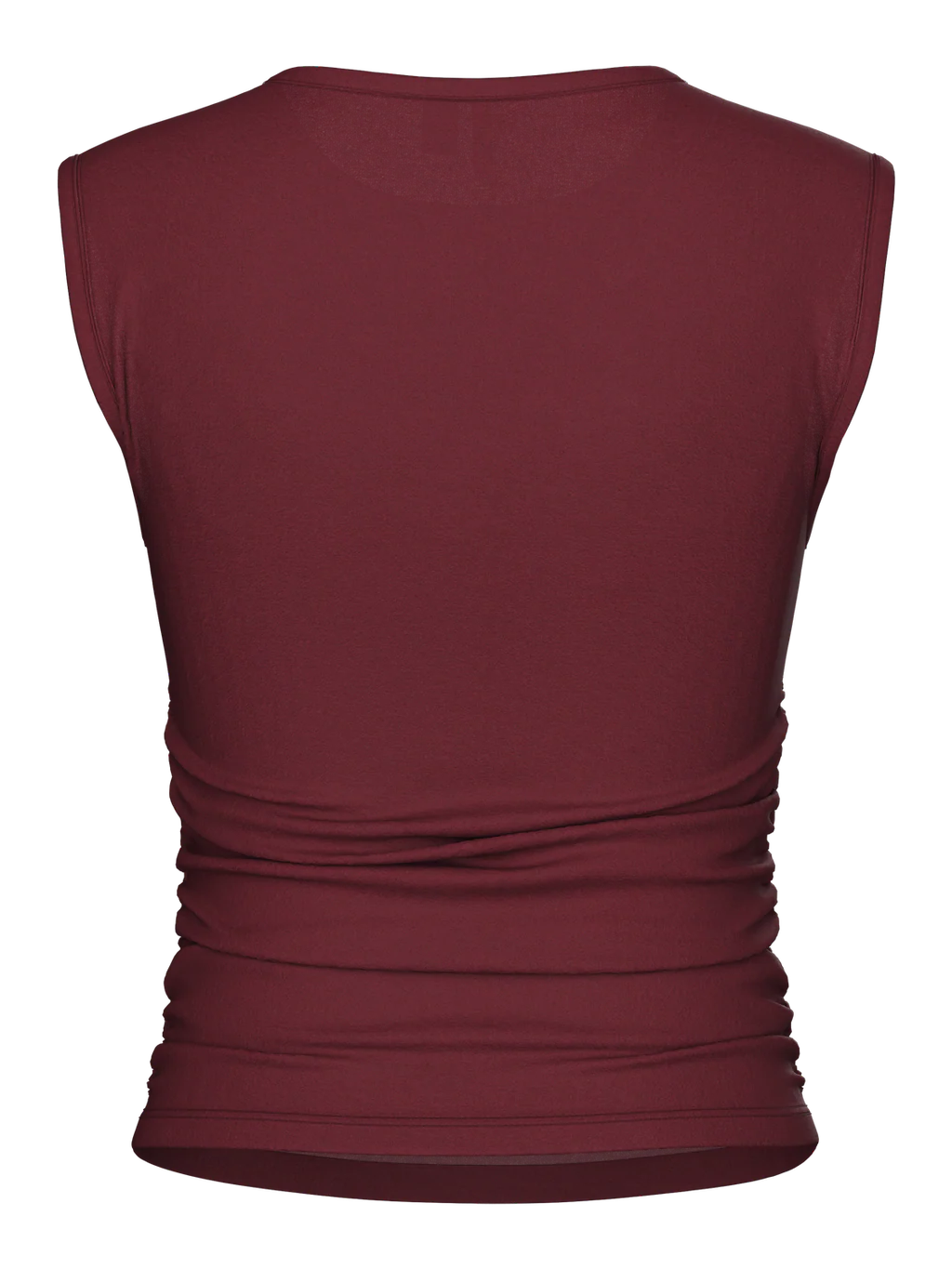 PIECES MADISON SL RUCHING TOP