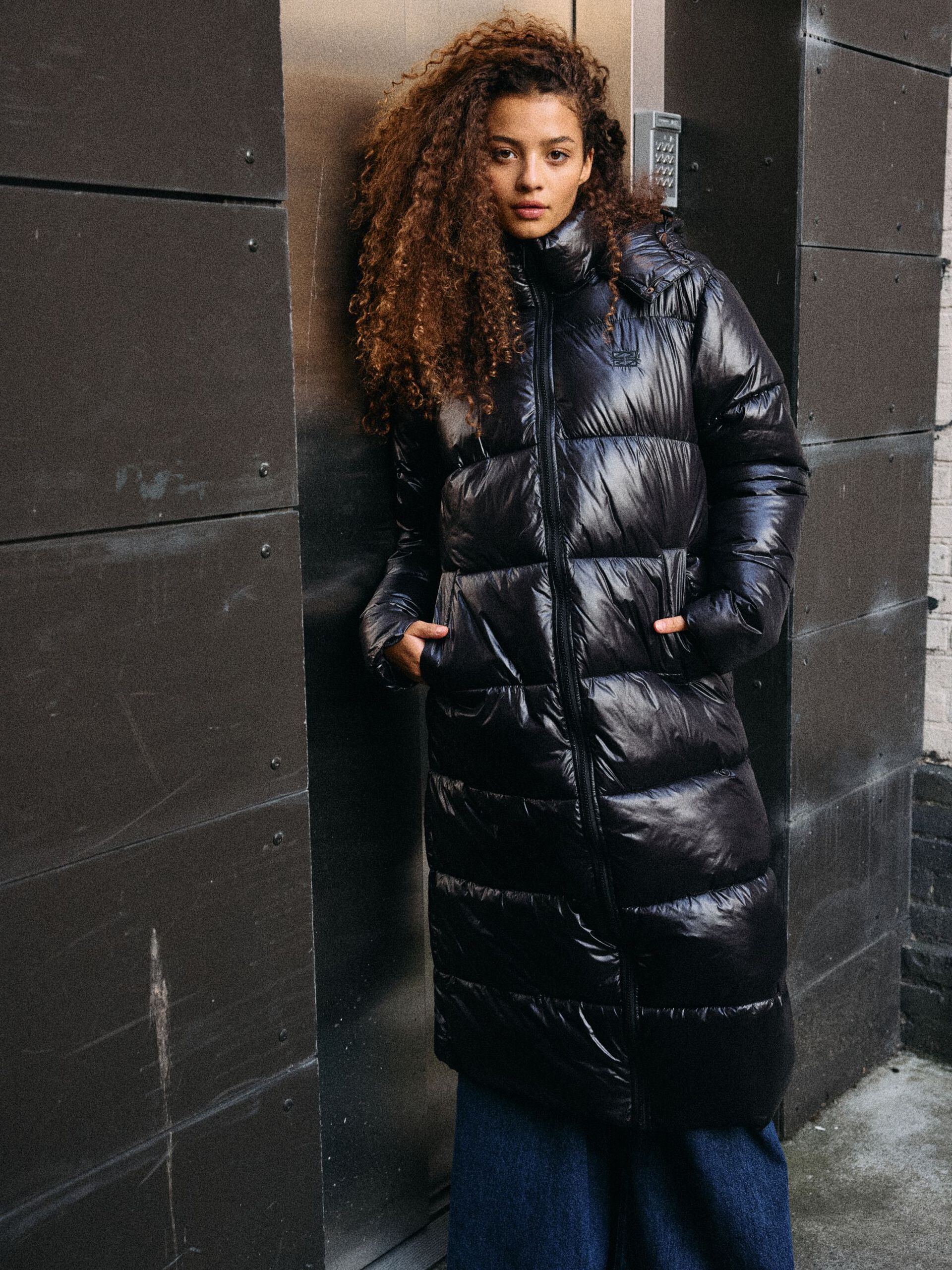 NOISY MAY ALLIE X-LONG SHINY PUFFER