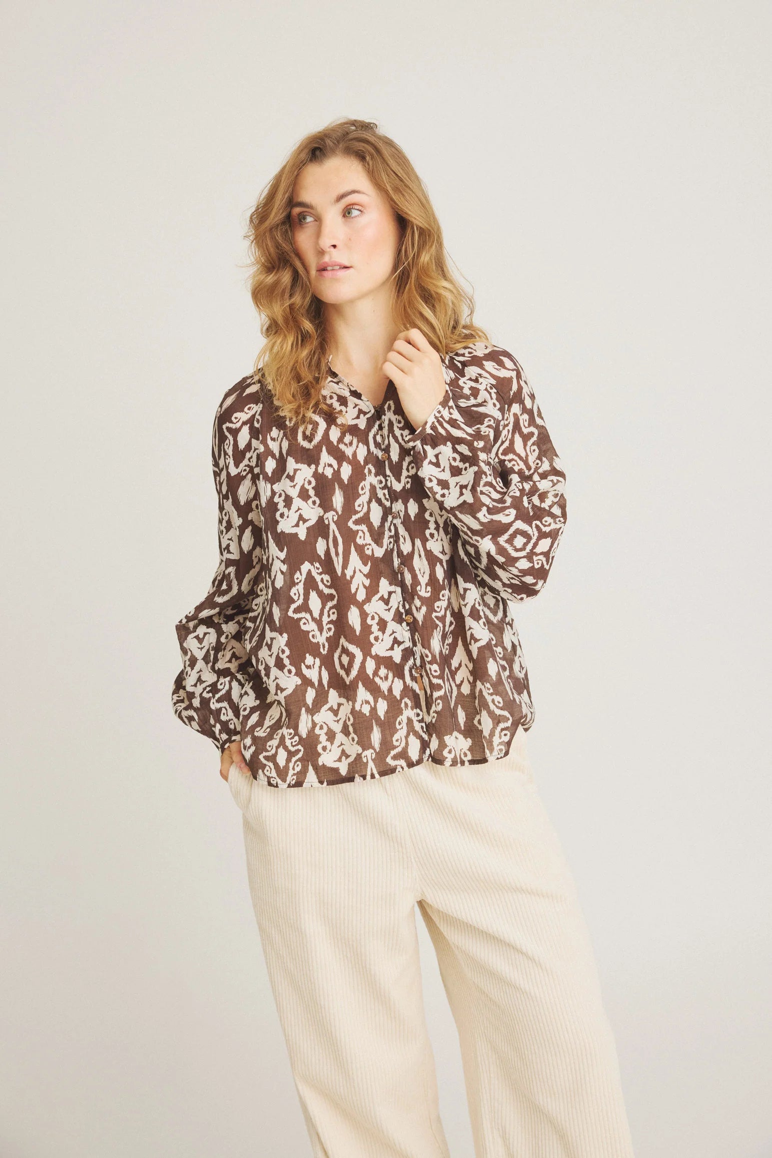 LUXZUZ ONE TWO CHALINA SHIRT