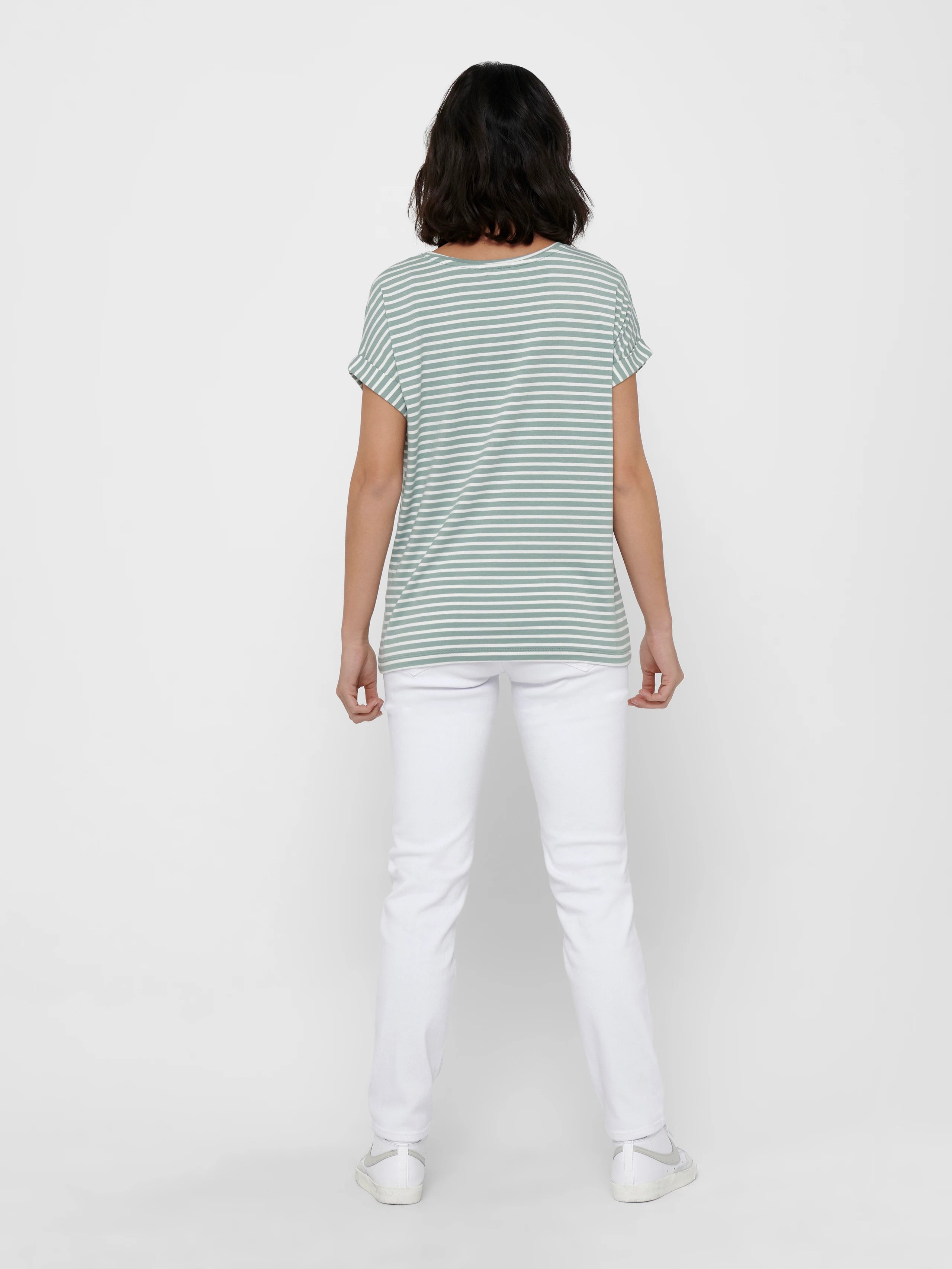 ONLY MOSTER STRIPE S/S O-NECK TOP