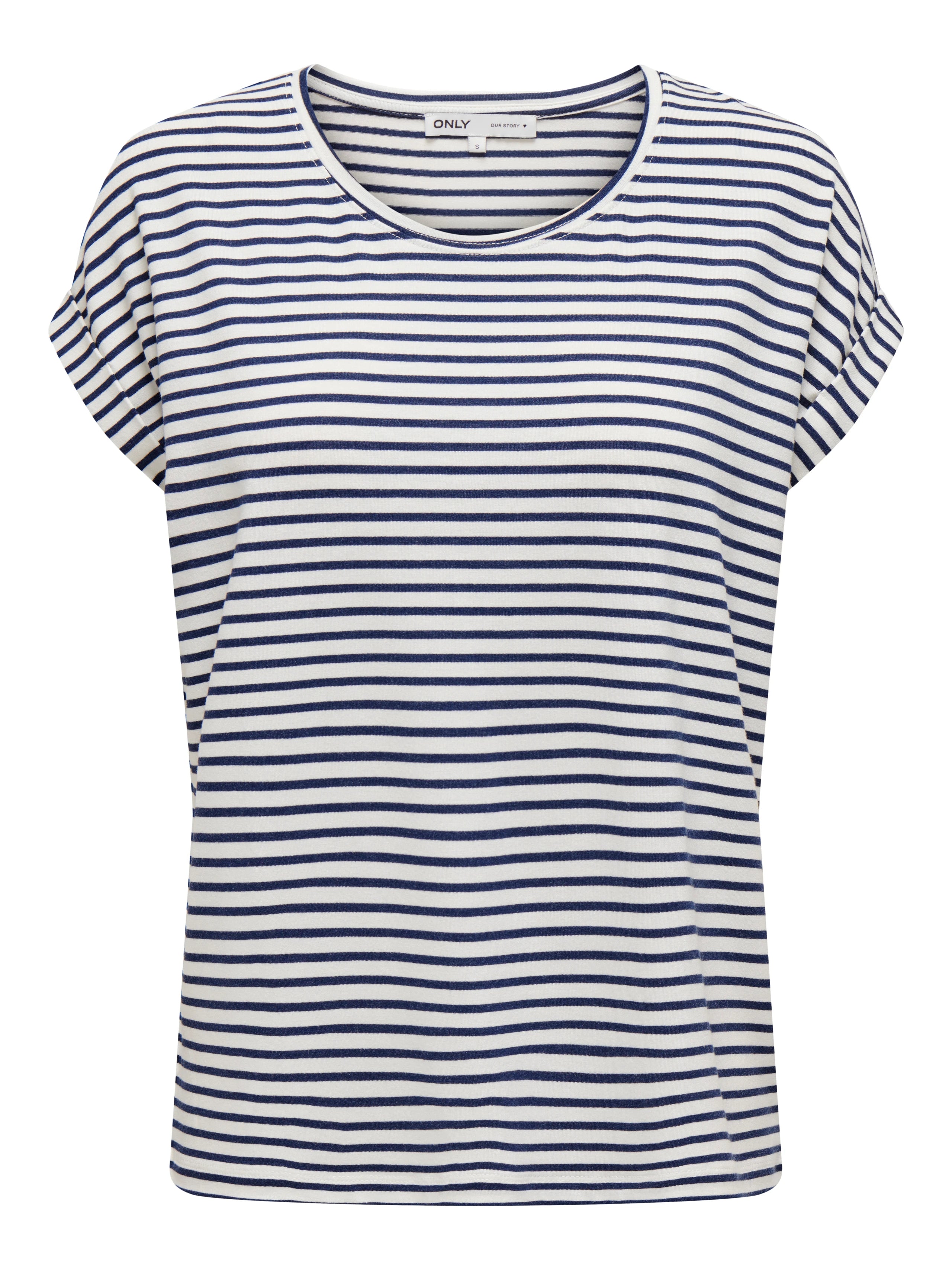 ONLY MOSTER STRIPE S/S O-NECK TOP