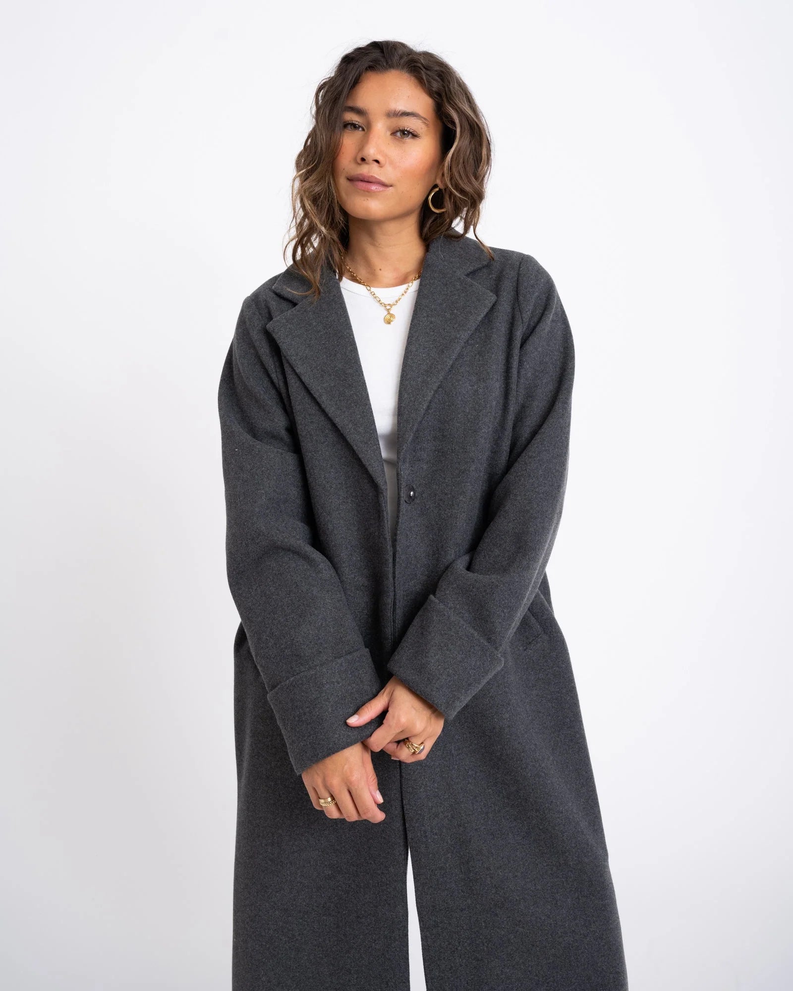NOISY MAY CADDY L/S LONG COAT