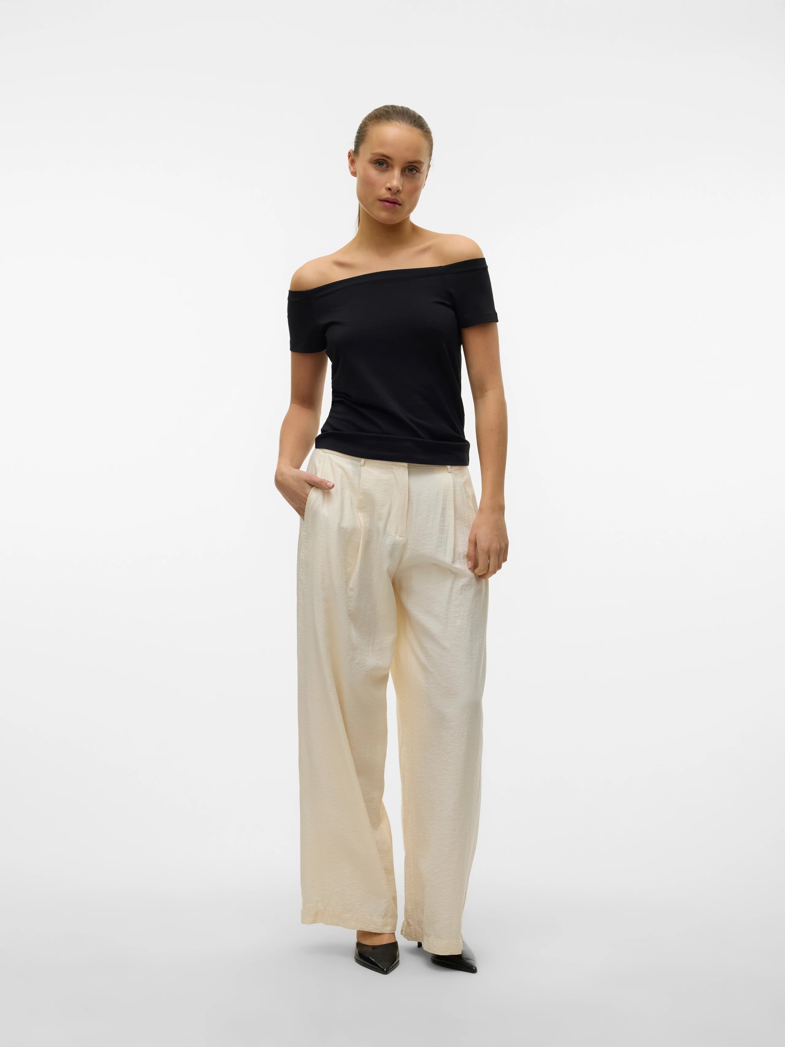 VERO MODA PANDA OFF-SHOULDER TOP