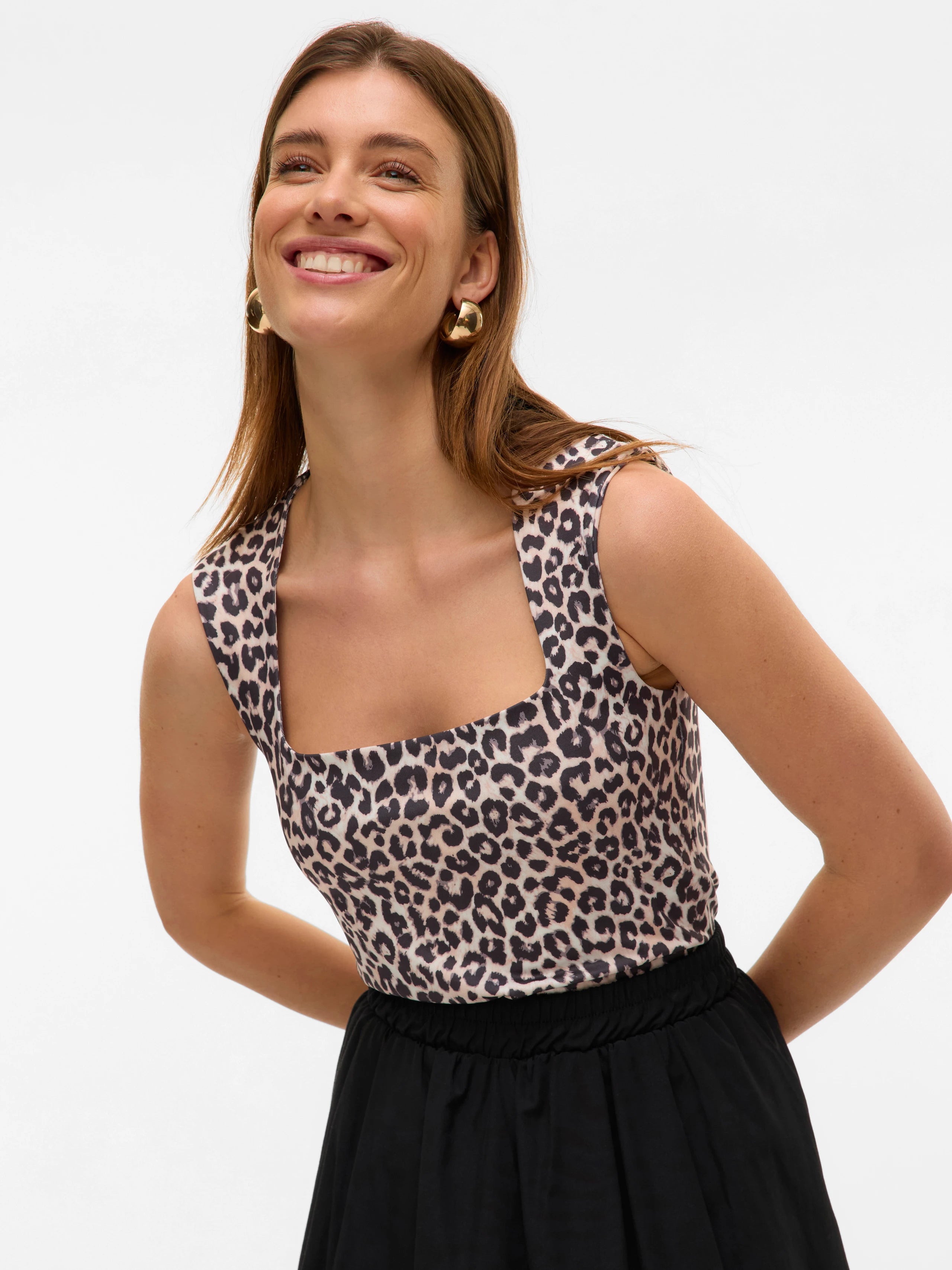 VERO MODA MILLION SL SQUARE NECK TOP
