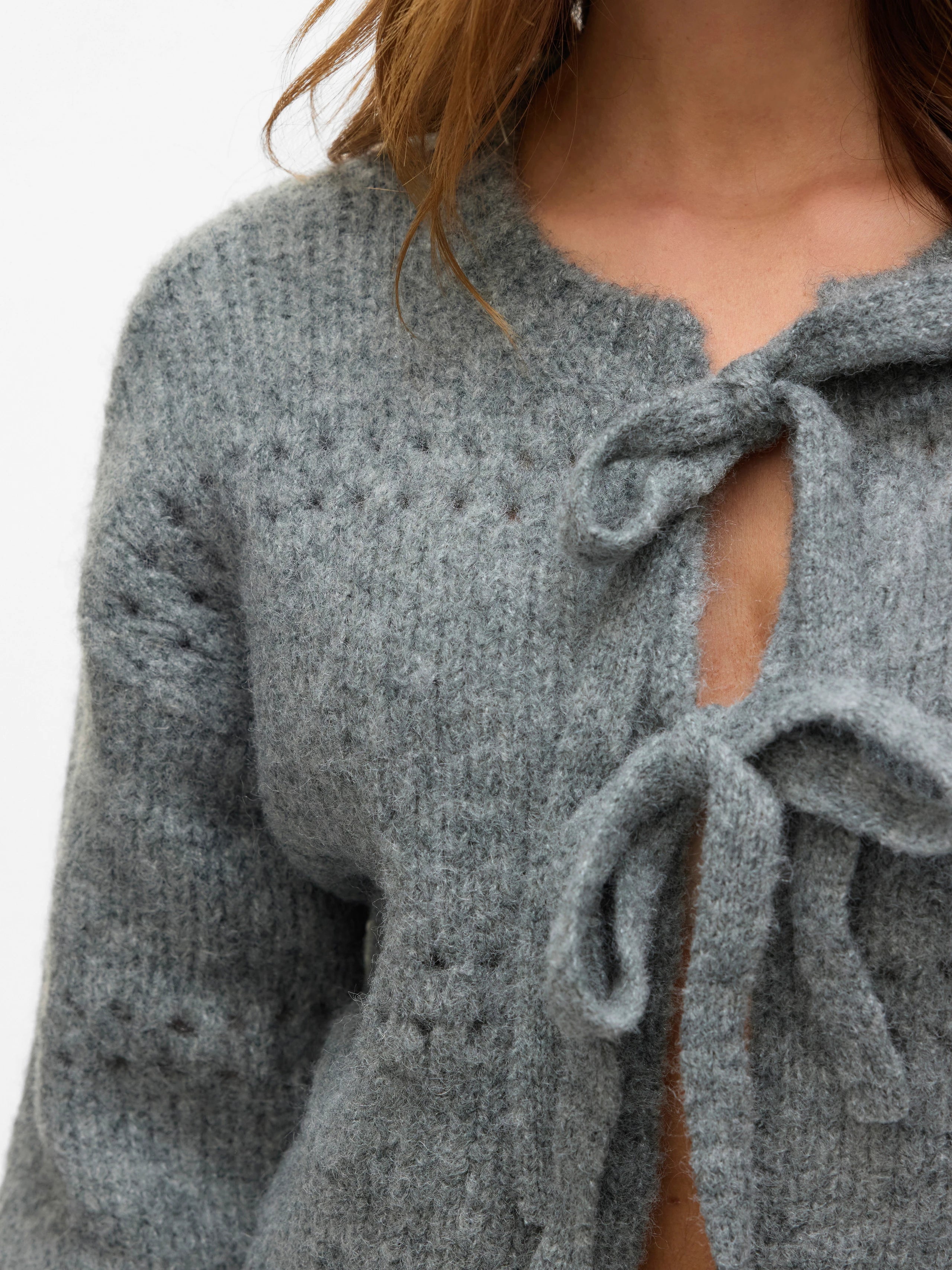 VERO MODA ADELINA LS SHORT TWO WAY CARDIGAN