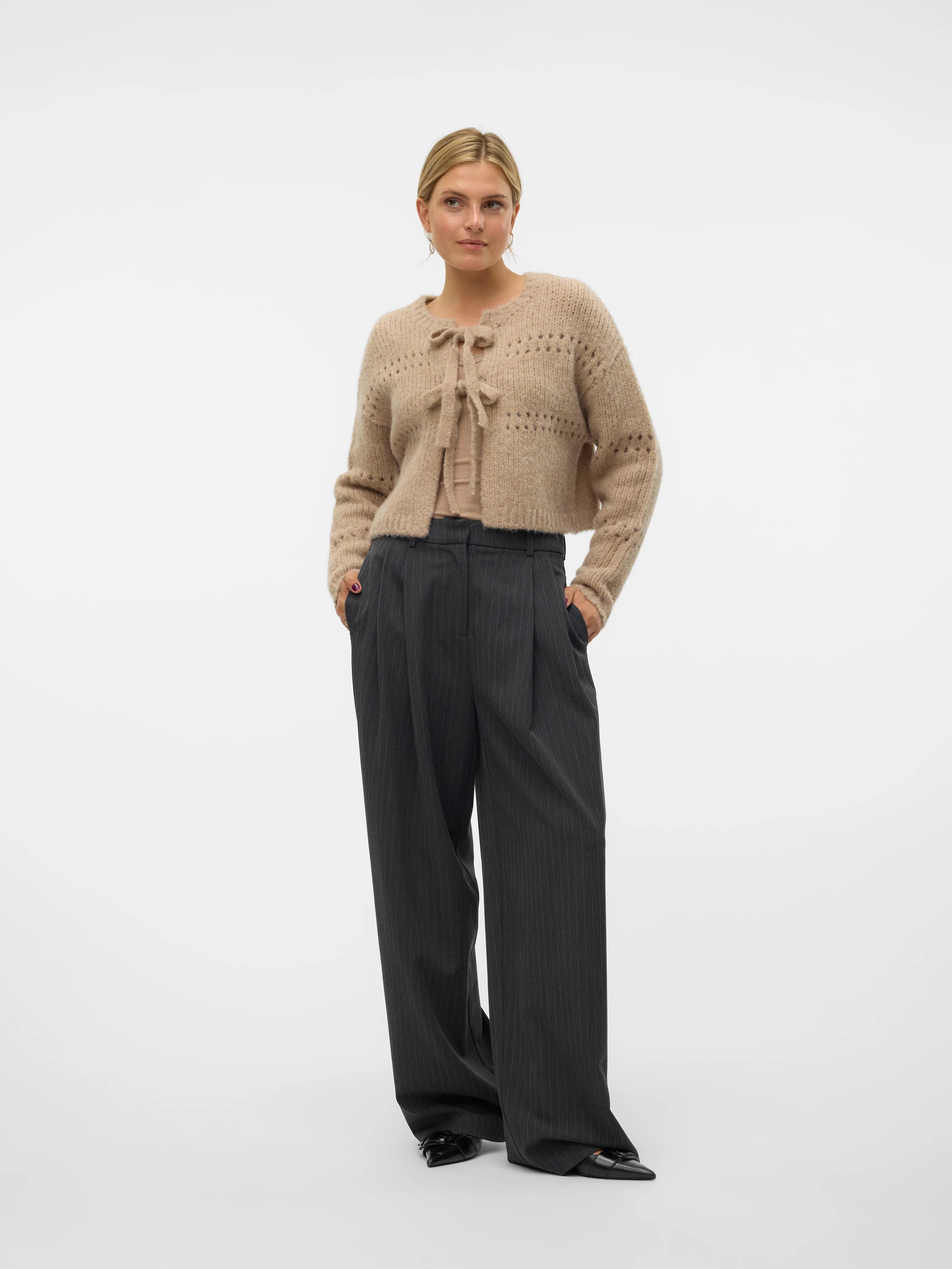 VERO MODA ADELINA LS SHORT TWO WAY CARDIGAN