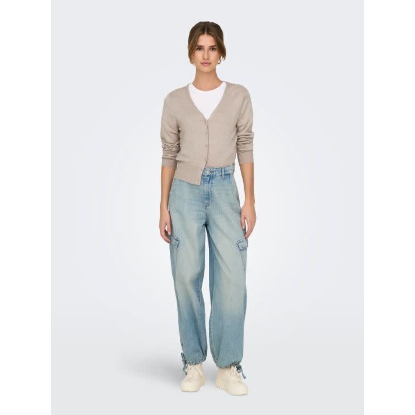 ONLY VENICE LIFE LS VNECK CARDI KNIT