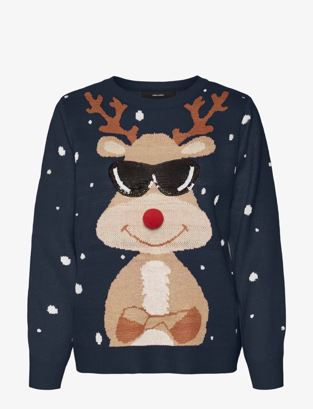 VERO MODA NEWTINSEL LS O-NECK BLOUSE XMAS