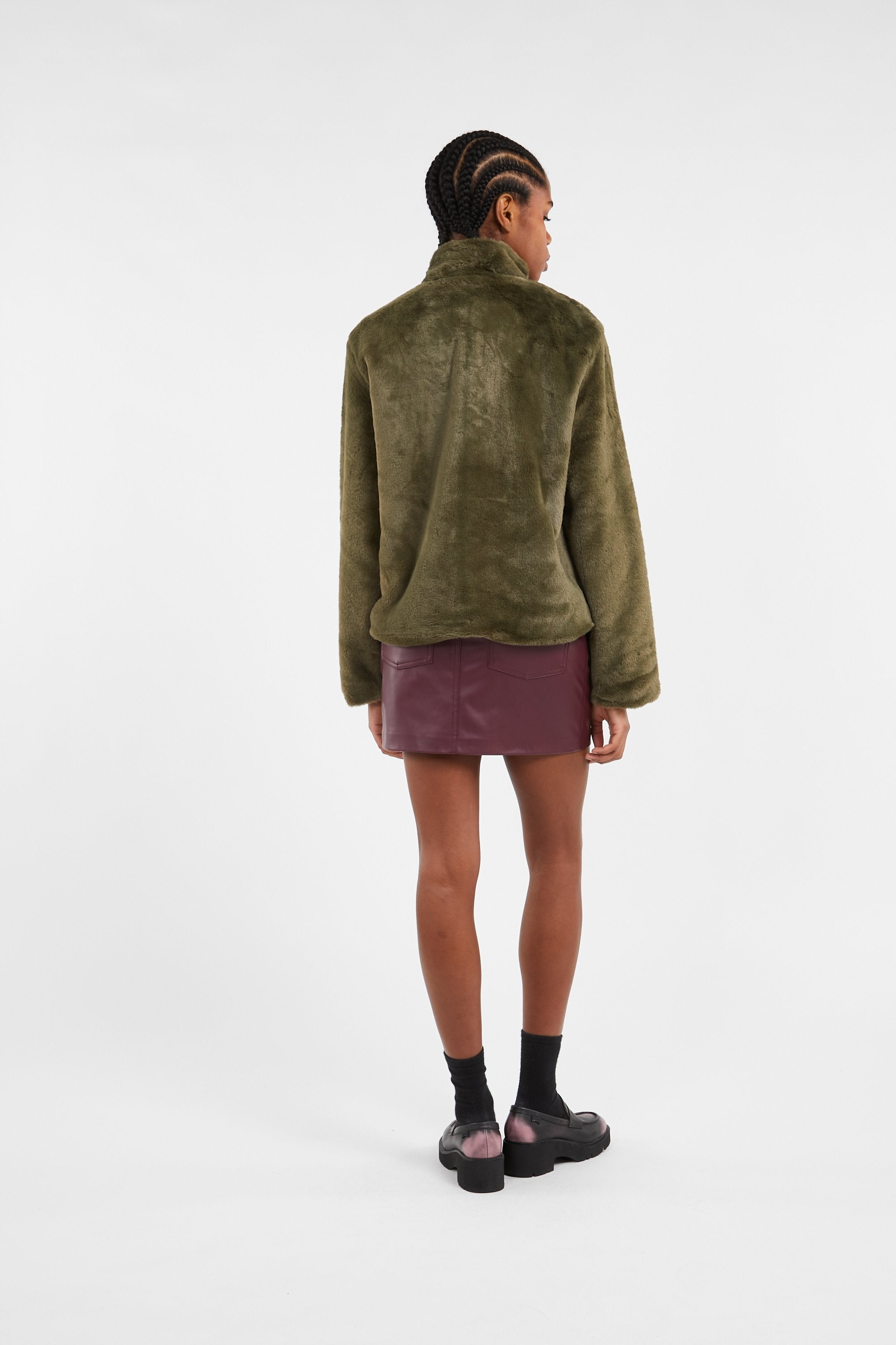 NOISY MAY SEOUL FUR JACKET