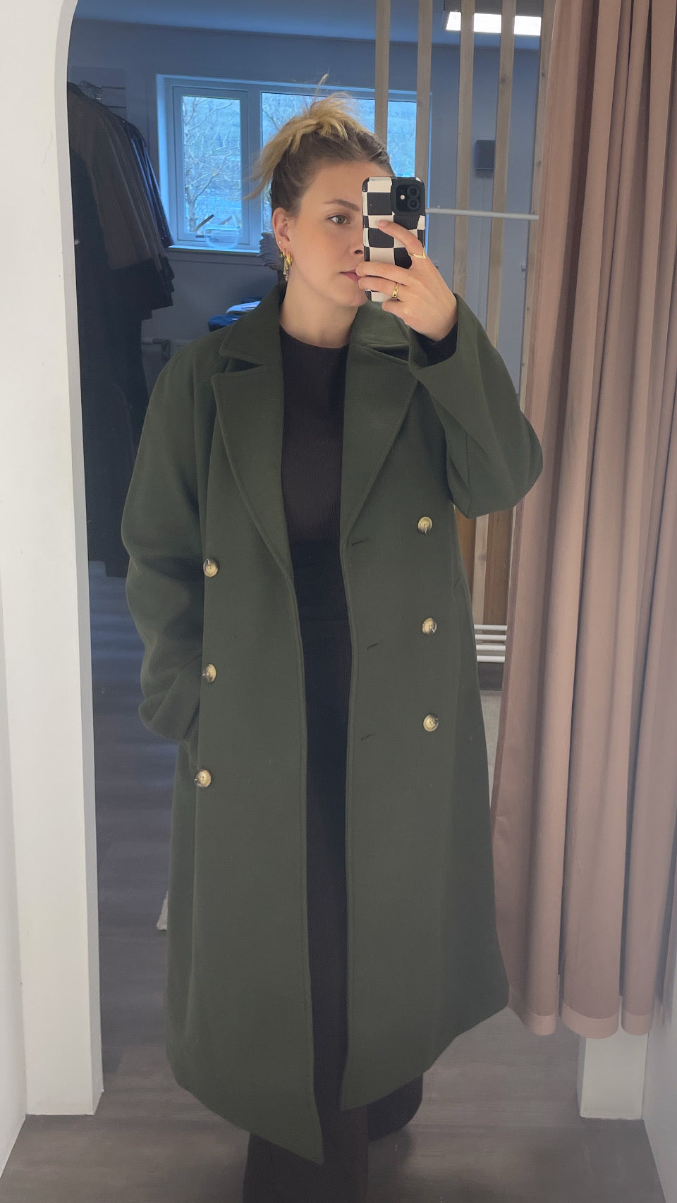 PIECES MARBEL LONG COAT