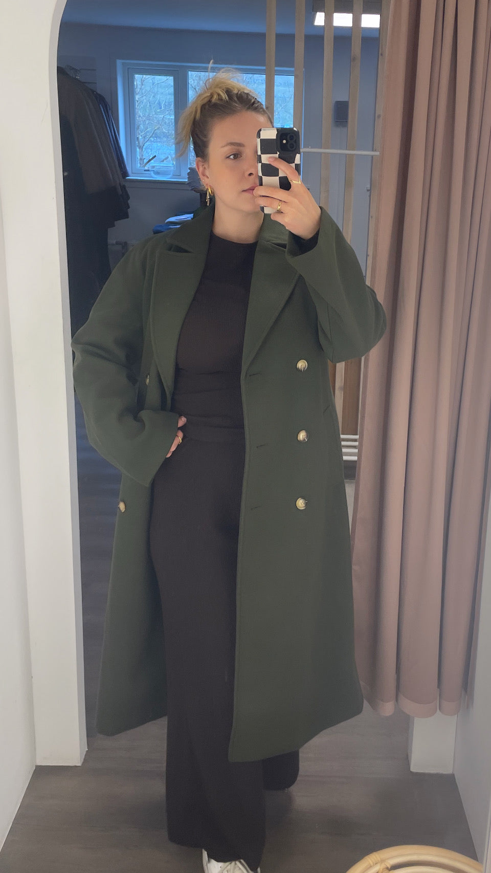 PIECES MARBEL LONG COAT