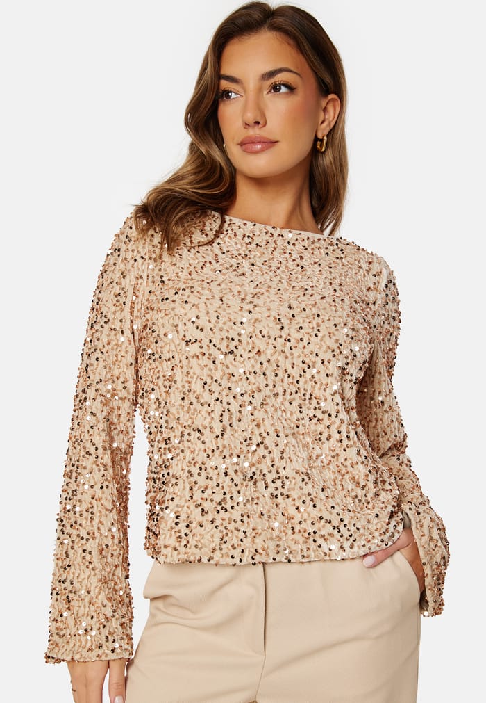 VERO MODA, VMBELLA LS BOATNECK SQ TOP