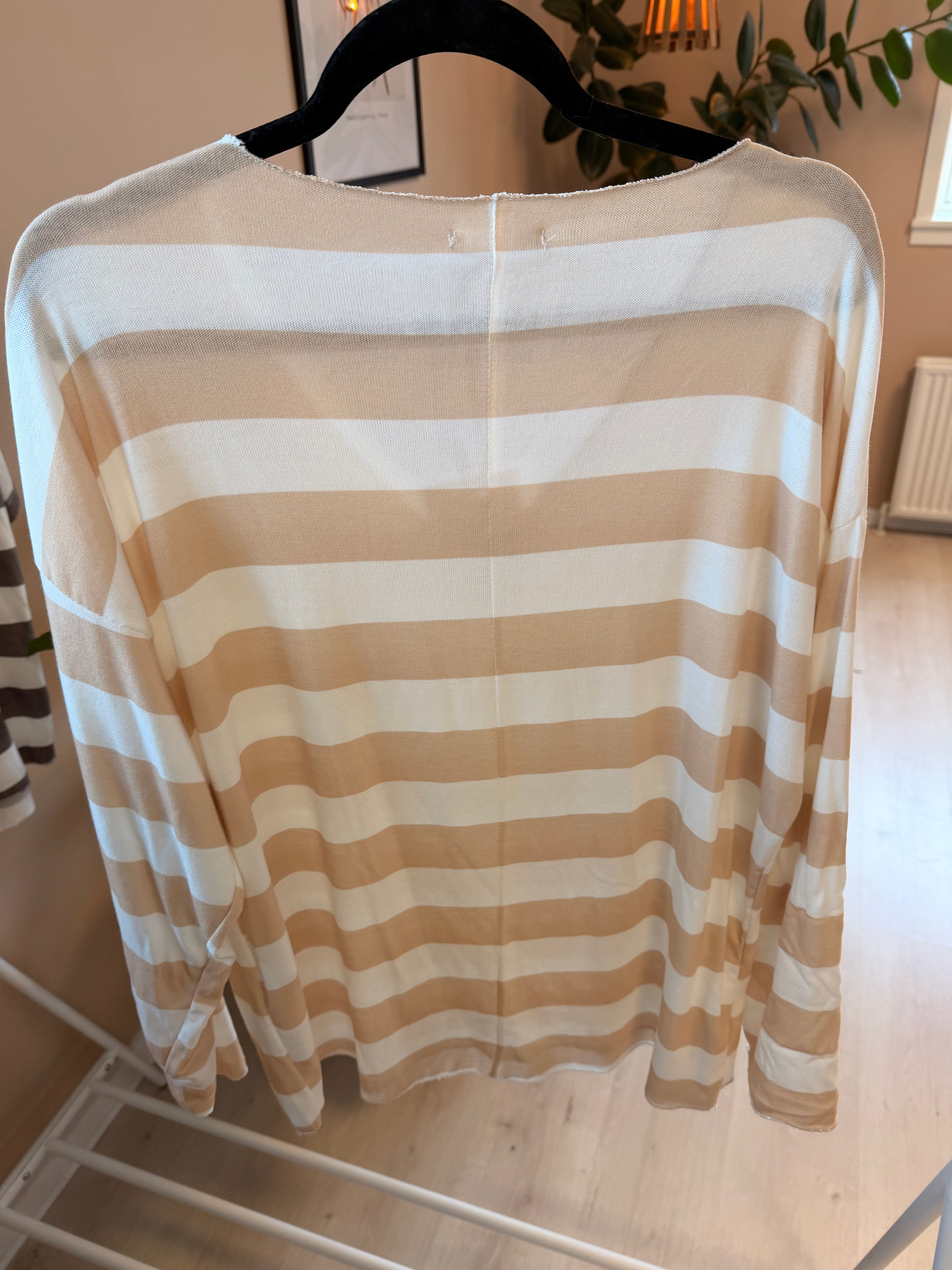 HOFFMANN VISCOSE BLUSE MED STRIPE