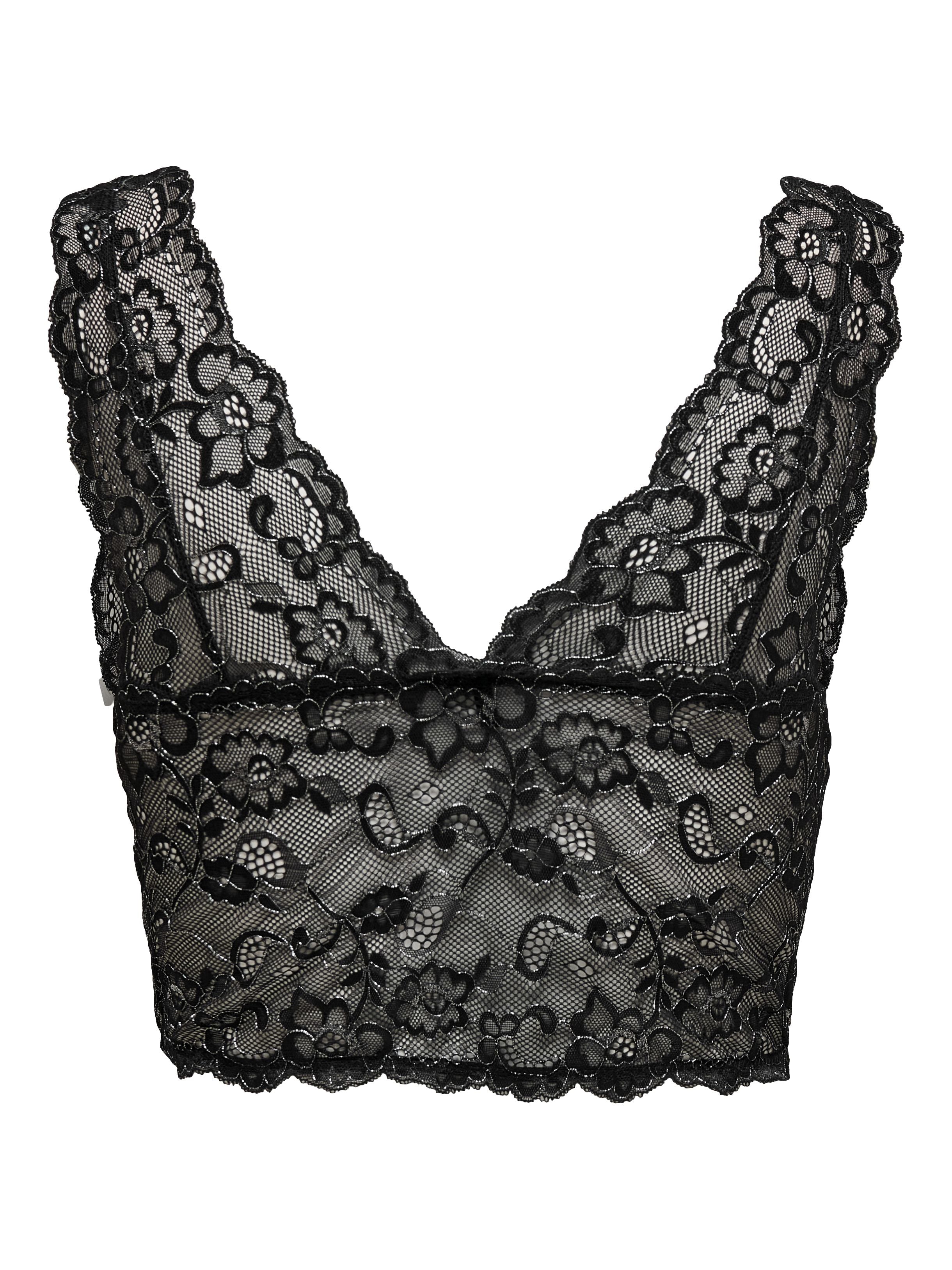 ONLY CHLOE LACE GLITTER BRA