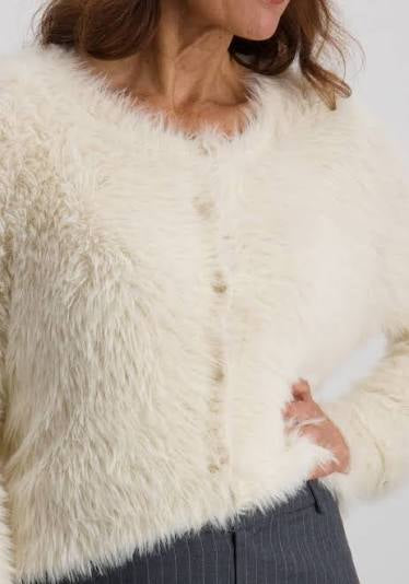 VERO MODA FLUFFY LS ONECK CARDIGAN