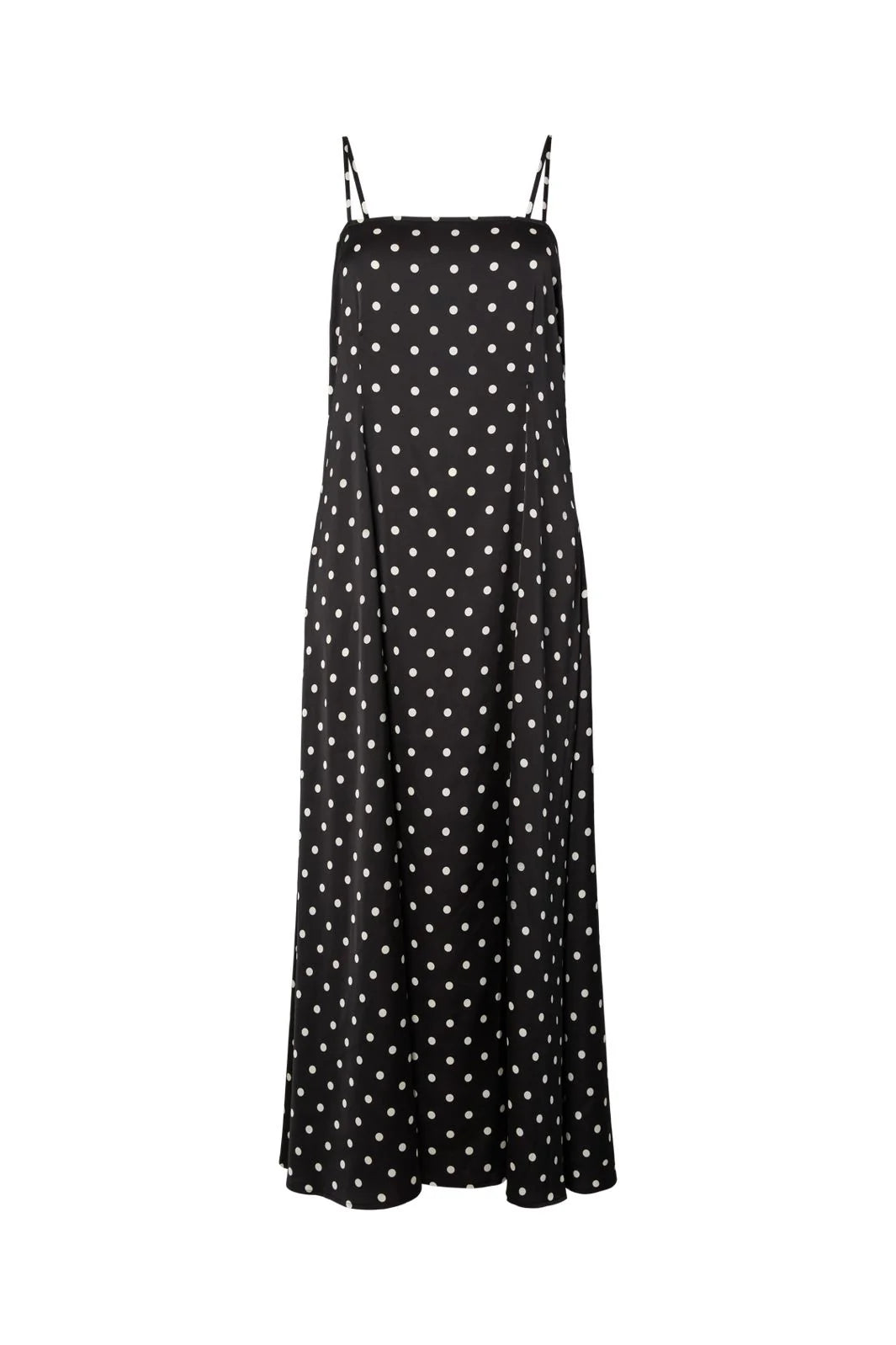PIECES JYTTA STRAP ANKLE SATIN DRESS