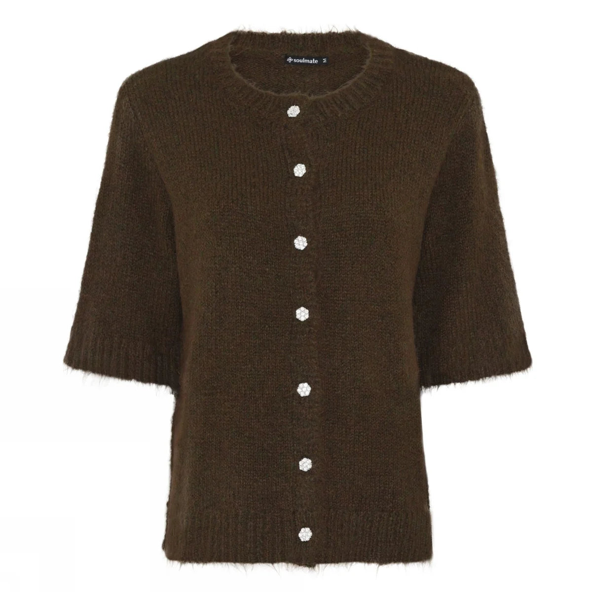 SOULMATE BUILD S/S KNIT CARDIGAN