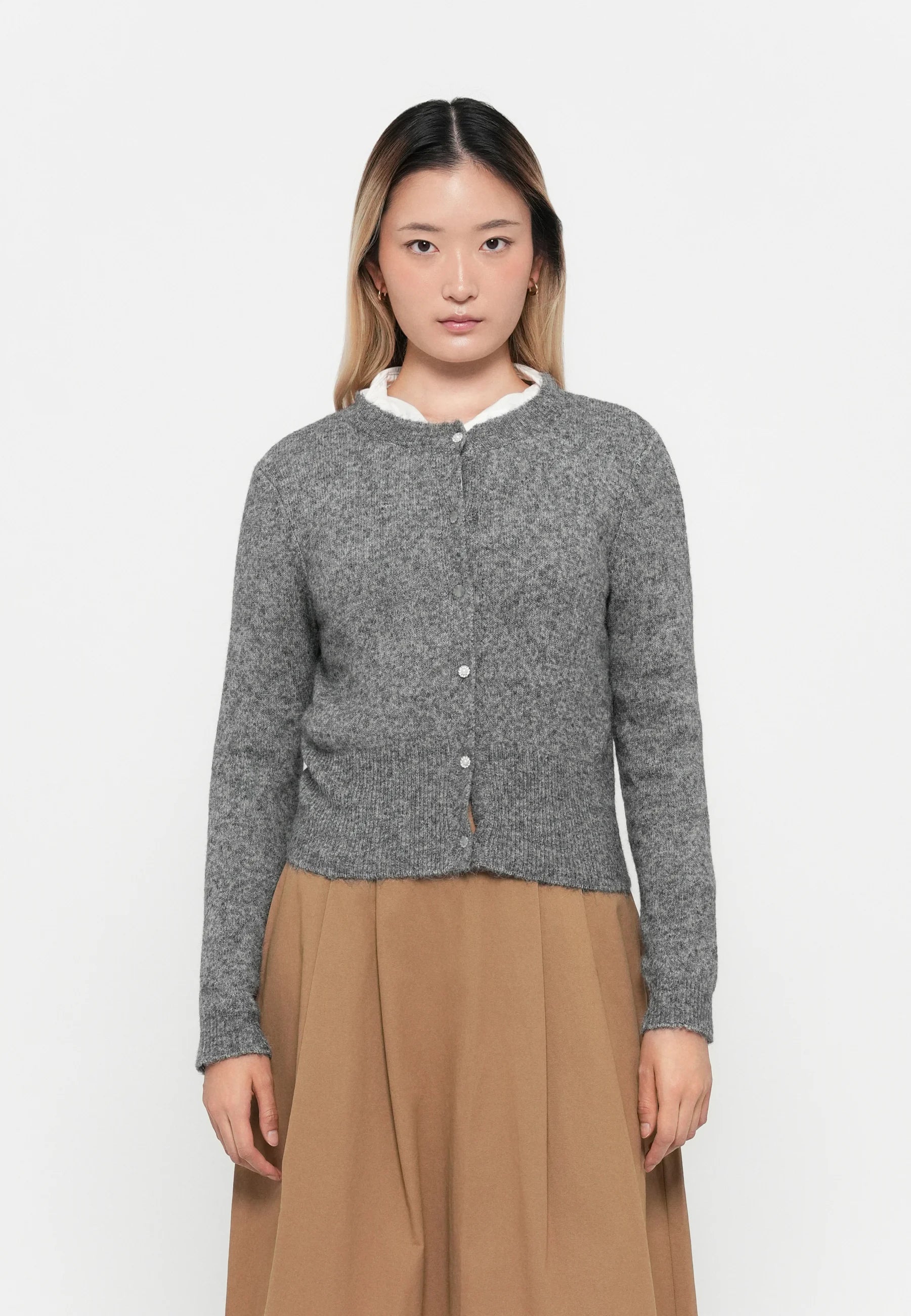ONLY HAVANNA LS BUTTON CARDIGAN