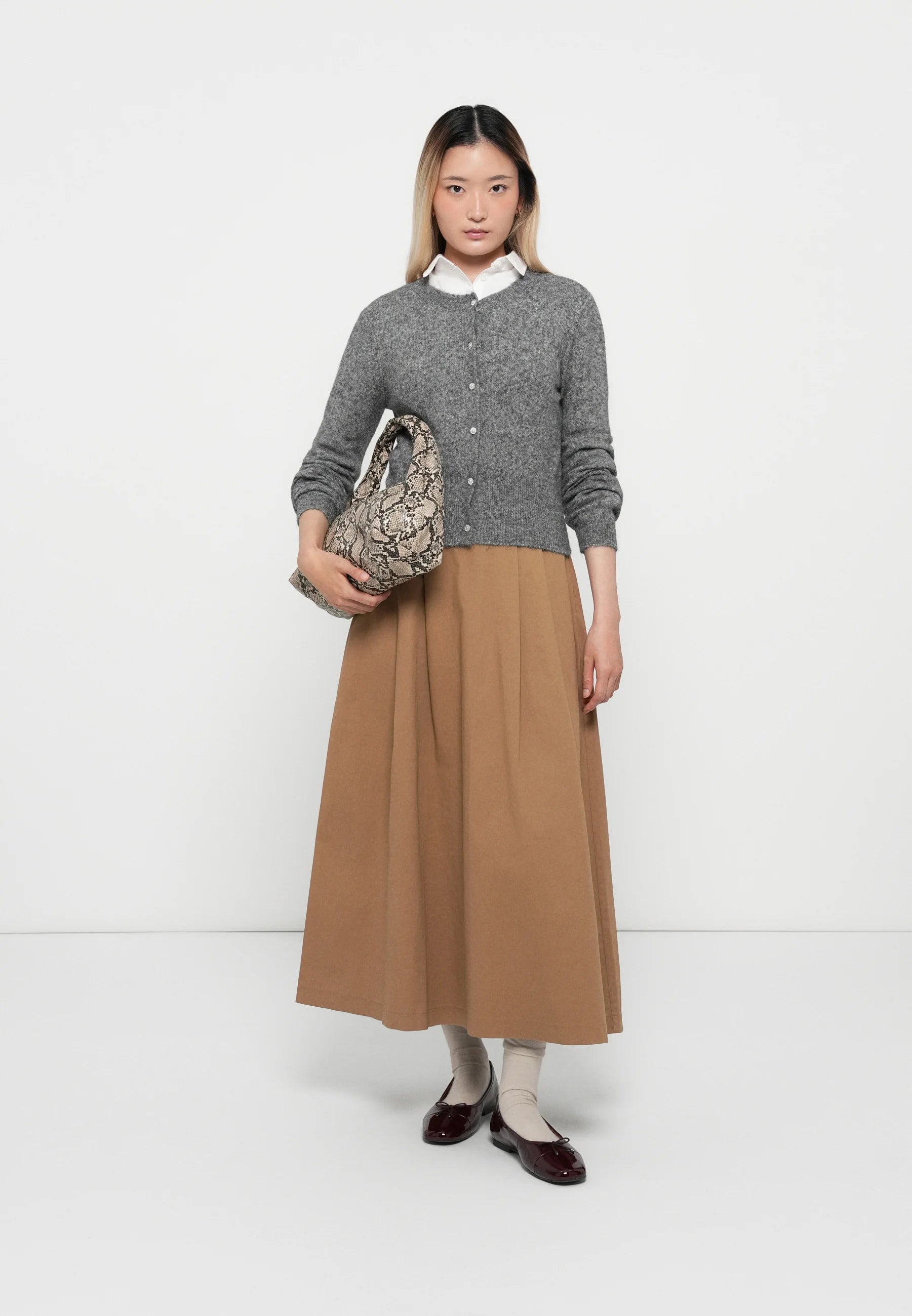 ONLY HAVANNA LS BUTTON CARDIGAN