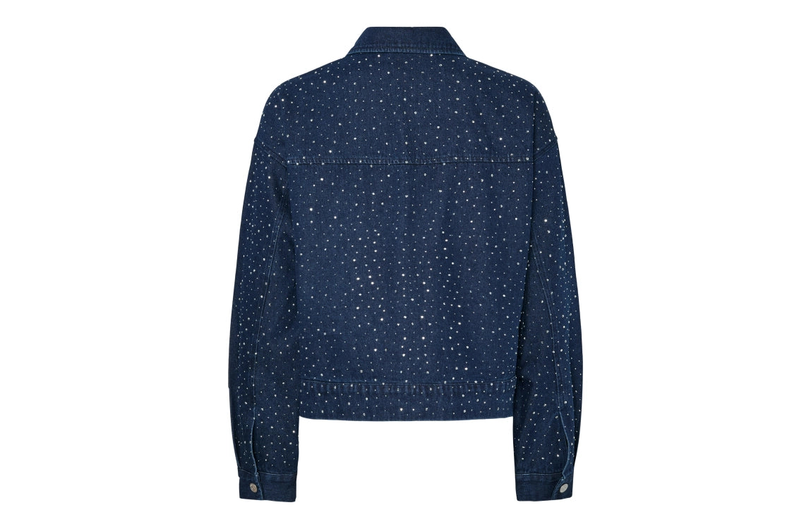 PIECES ROBERTA LS RHINESTONE DENIM JACKET