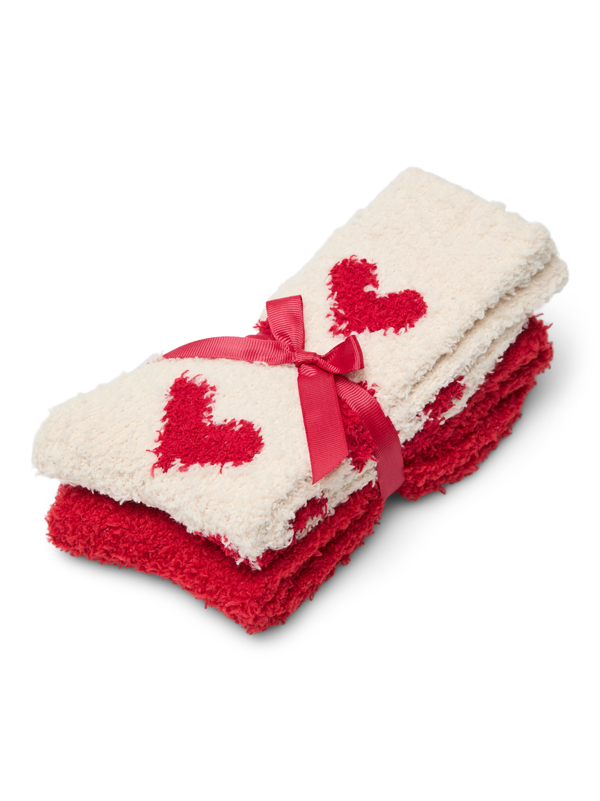 VERO MODA DORA FLUFFY SOCKS 2-PACK XMAS