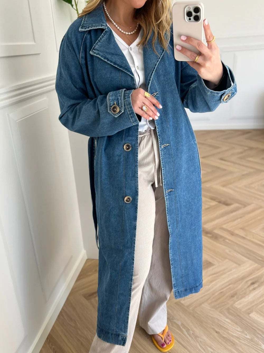 ONLY MALOU BELTED TRENCH