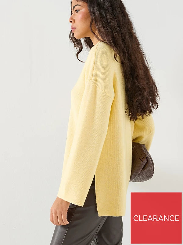 ONLY KATIA LS RIB V-NECK