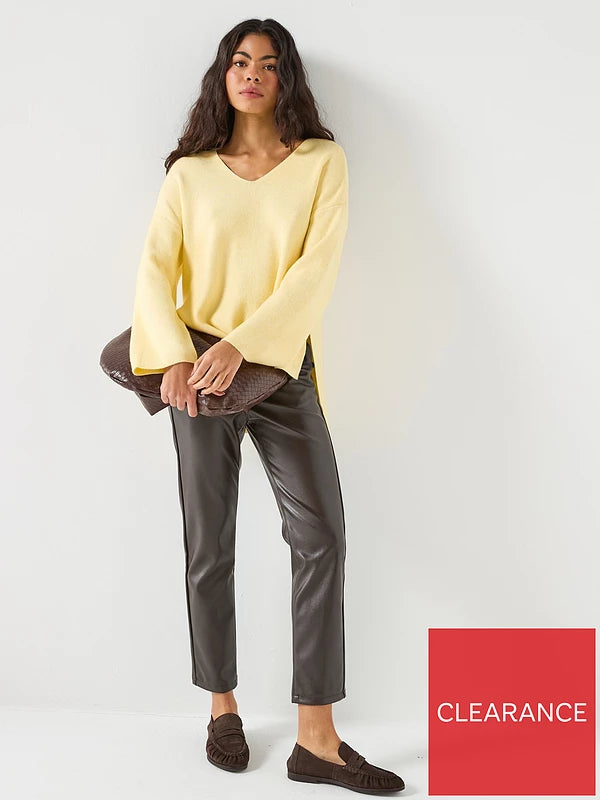 ONLY KATIA LS RIB V-NECK