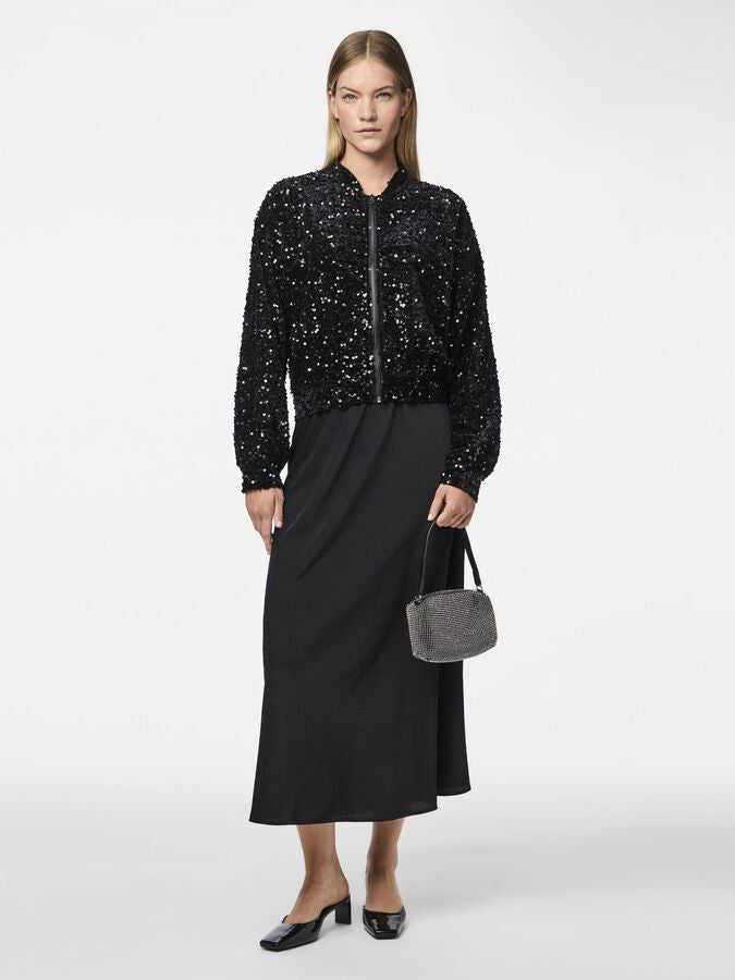 PIECES FRANAN HW ANKLE SKIRT