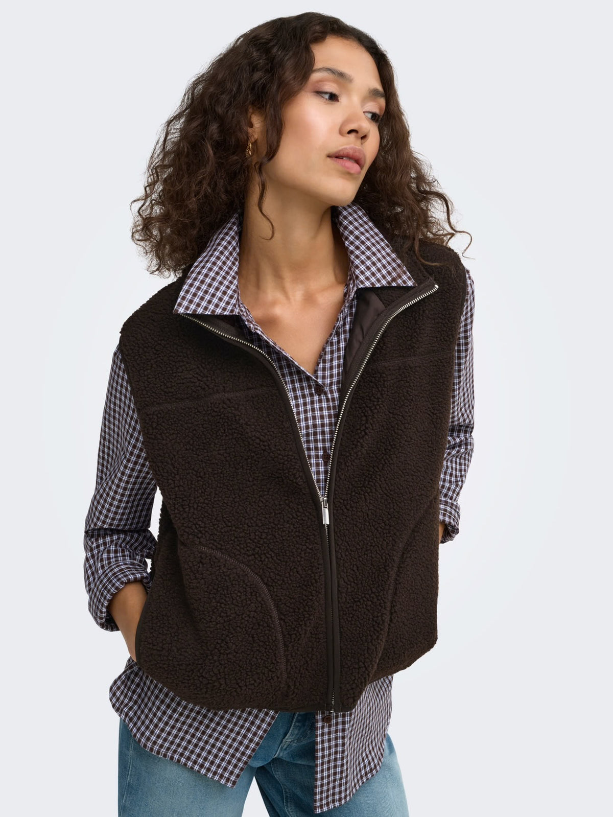 ONLY BABY TEDDY HIGH ZIP VEST
