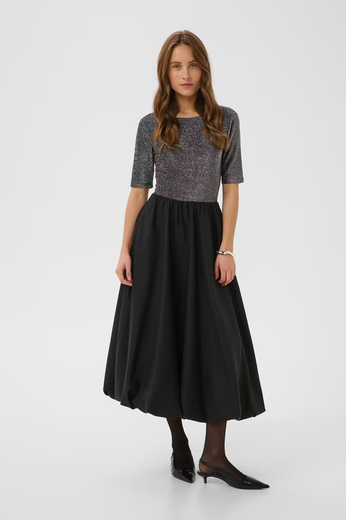 KAFFE KIRSTEN GLITTER DRESS