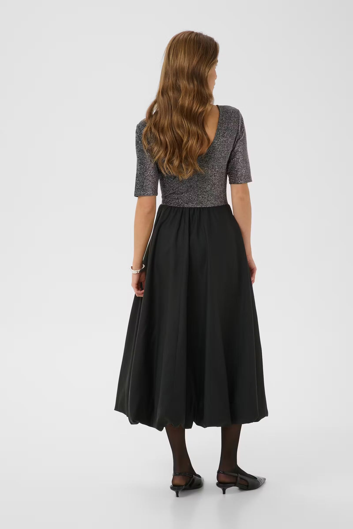 KAFFE KIRSTEN GLITTER DRESS
