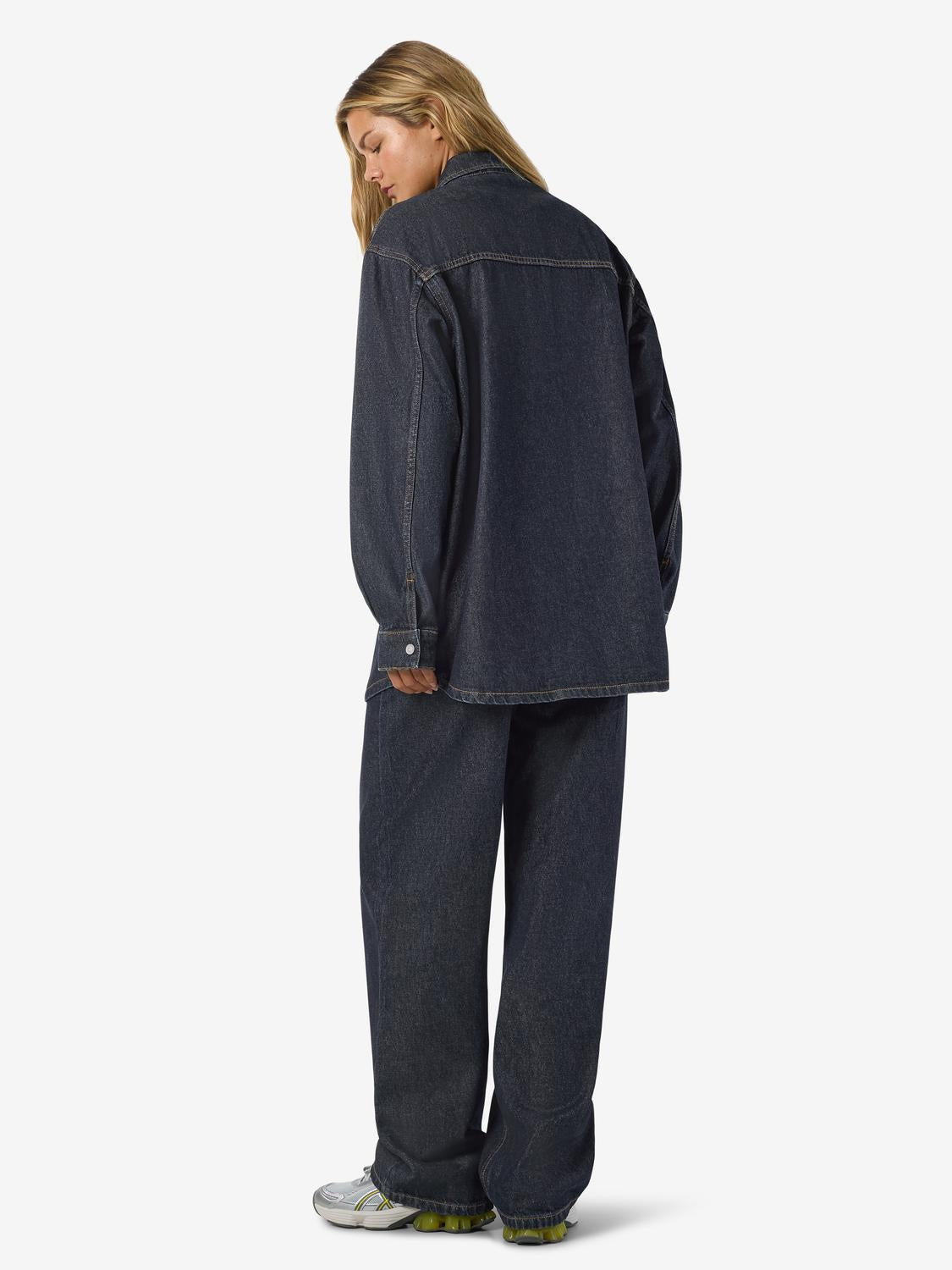NOISY MAY ALVA L/S DENIM SHACKET AZ386DB NOOS