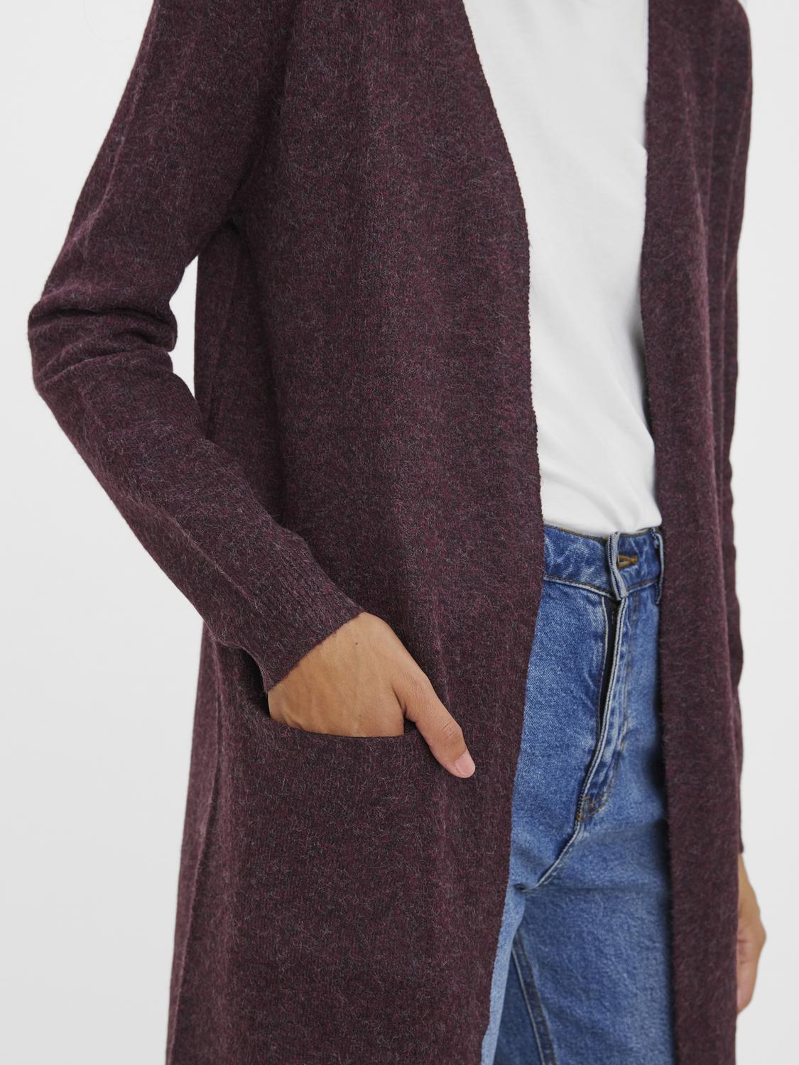 VERO MODA DOFFY LS LONG OPEN CARDIGAN